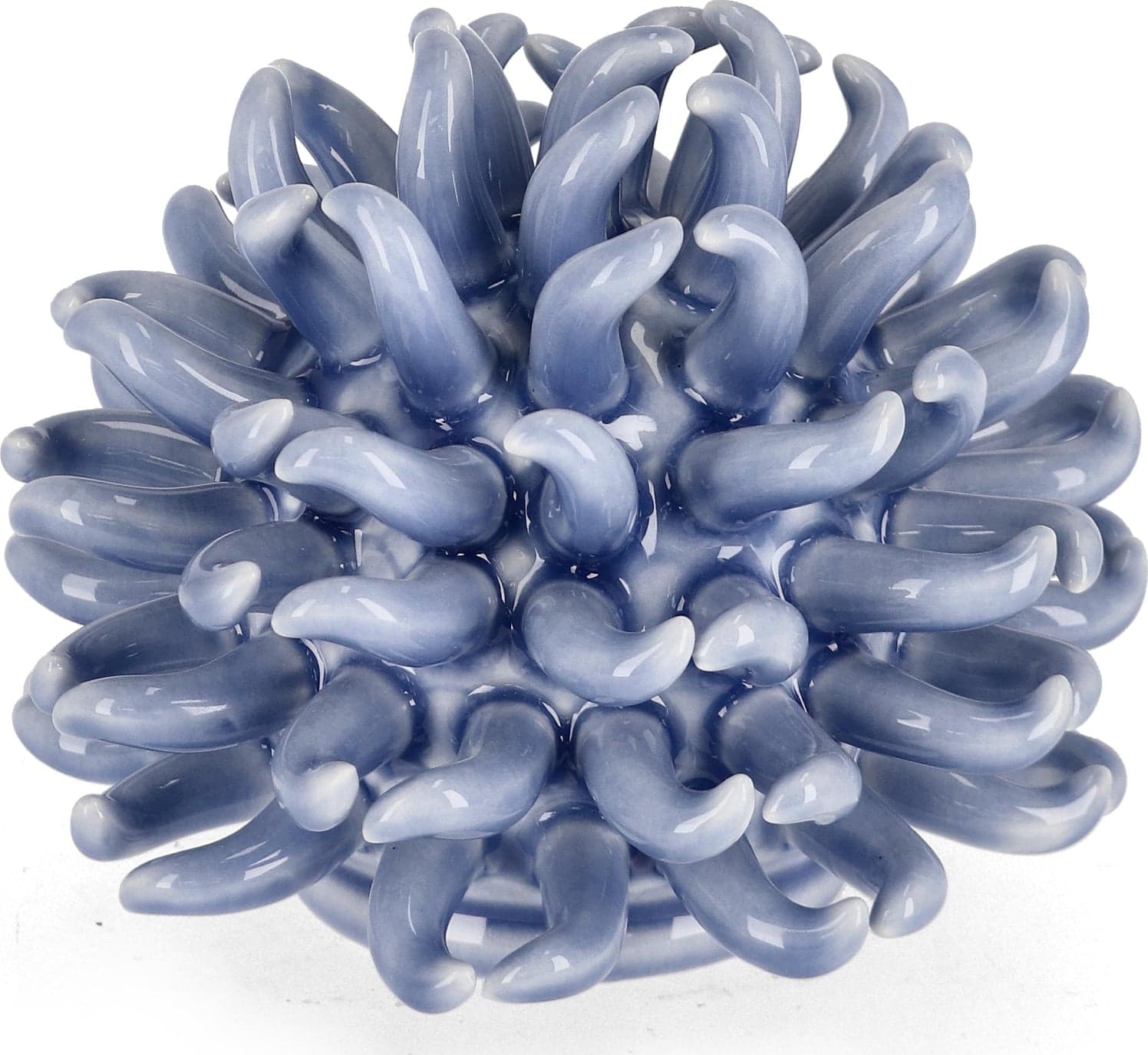 Decorazione riccio di mare, realizzato in porcellana impermeabile, prodotto lavorato a mano in Statue Decor Space - Altamura, commercioVirtuoso.it
