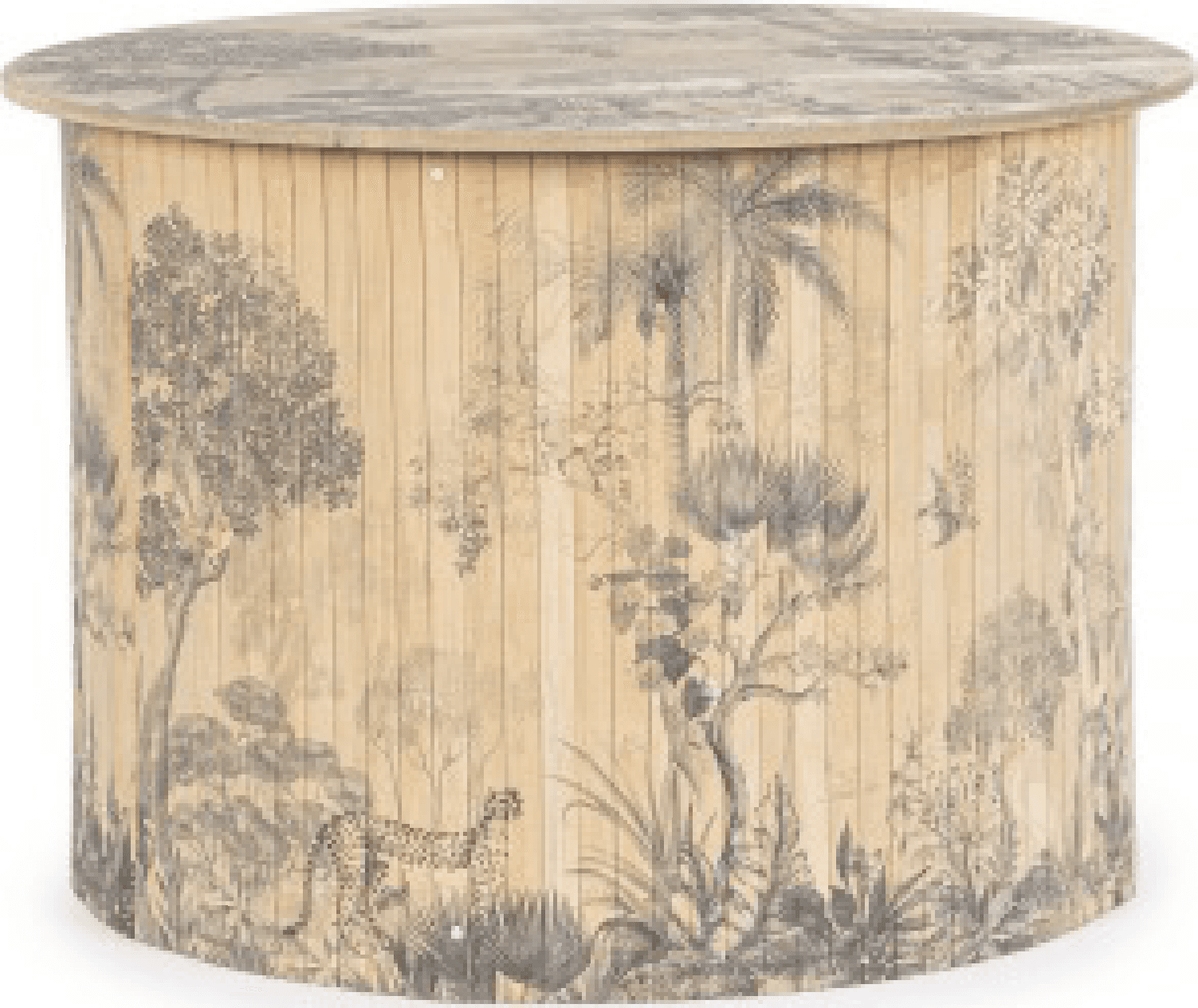 Tavolino namika in struttura di bambù con viteria in acciaio da assemblare in Console e tavoli da divano Decor Space - Altamura, commercioVirtuoso.it