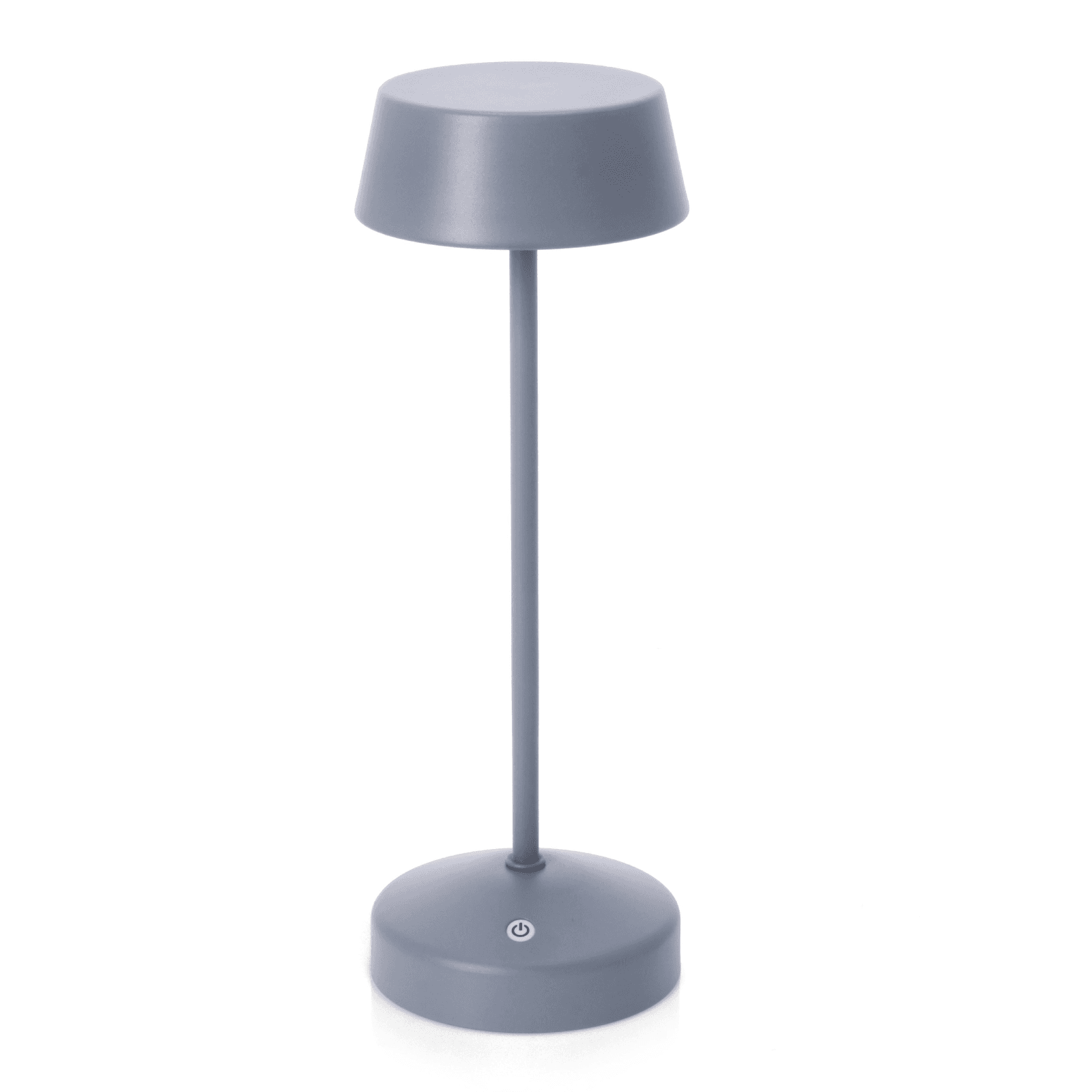 Lampada tavolo a led in metallo ricaricabile uso interno ed esterno h 33 cm in Lanterne Decor Space - Altamura, commercioVirtuoso.it