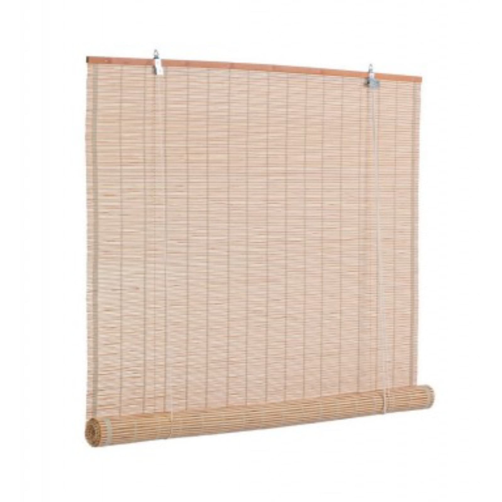 Tenda Nizza marrone in bamboo, barre in legno e filo di poliestere copertura 75% in Tende da veranda Decor Space - Altamura, commercioVirtuoso.it