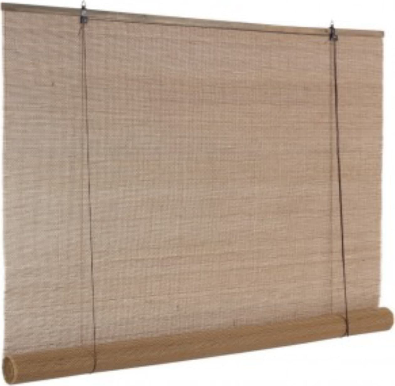 Tenda Pia Marrone in bamboo, barre in legno e filo di poliestere copertura 75% in Tende da veranda Decor Space - Altamura, commercioVirtuoso.it