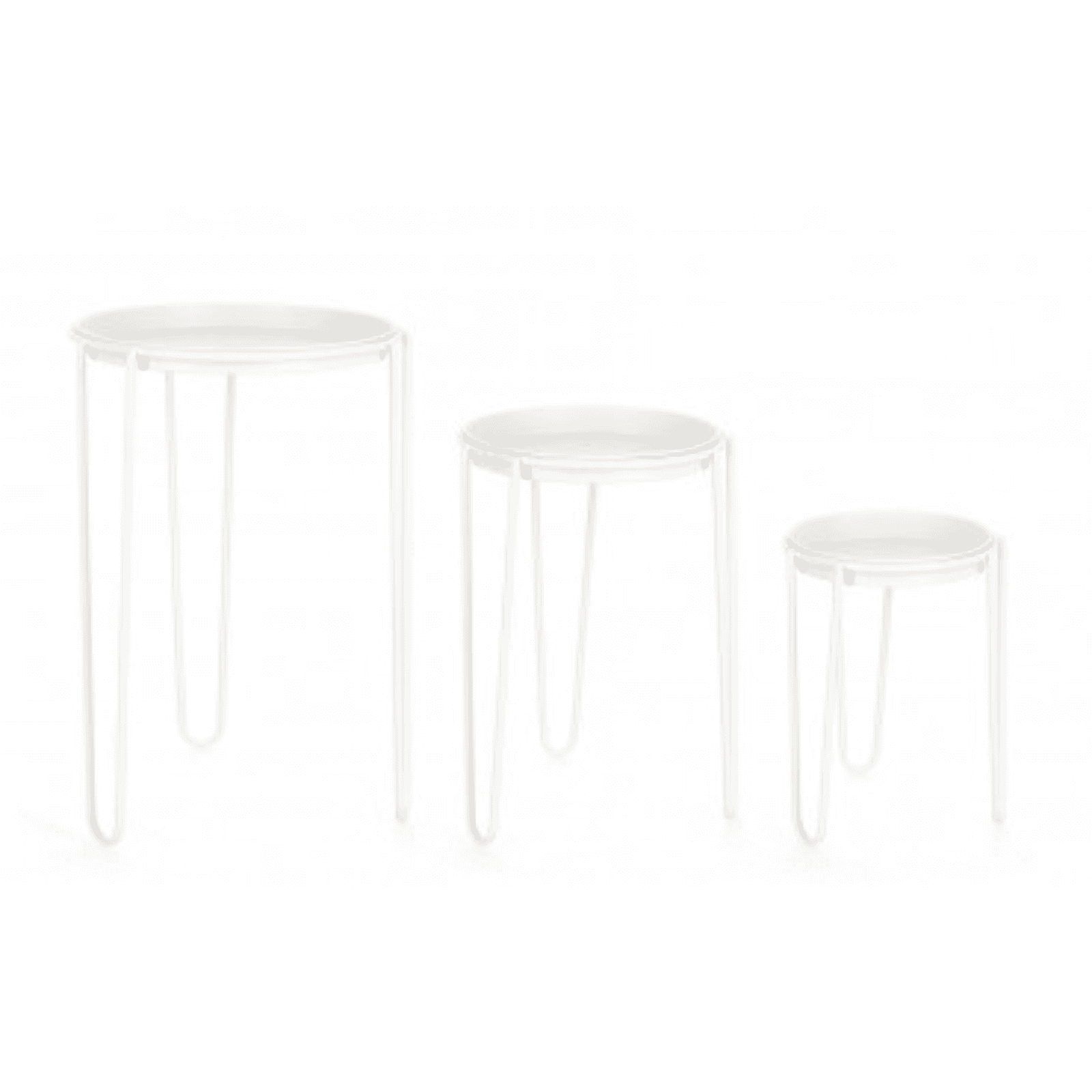 Set 3 Porta Fiore Madelyn Tondo per uso interno ed esterno. in Portavasi Decor Space - Altamura, commercioVirtuoso.it
