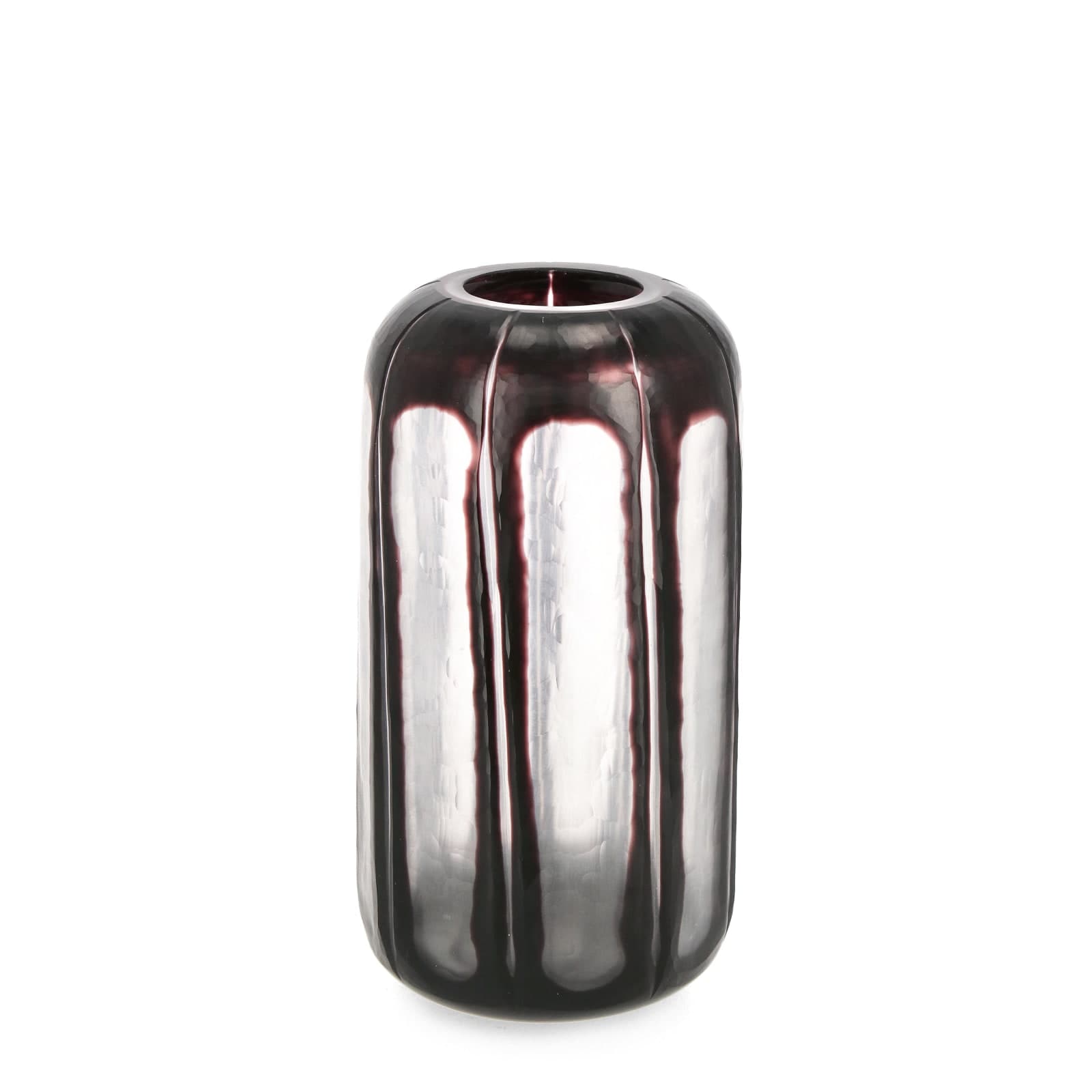 Vaso "Kirinda" prodotto in vetro fatto a mano trasparent nero in Vasi Decor Space - Altamura, commercioVirtuoso.it