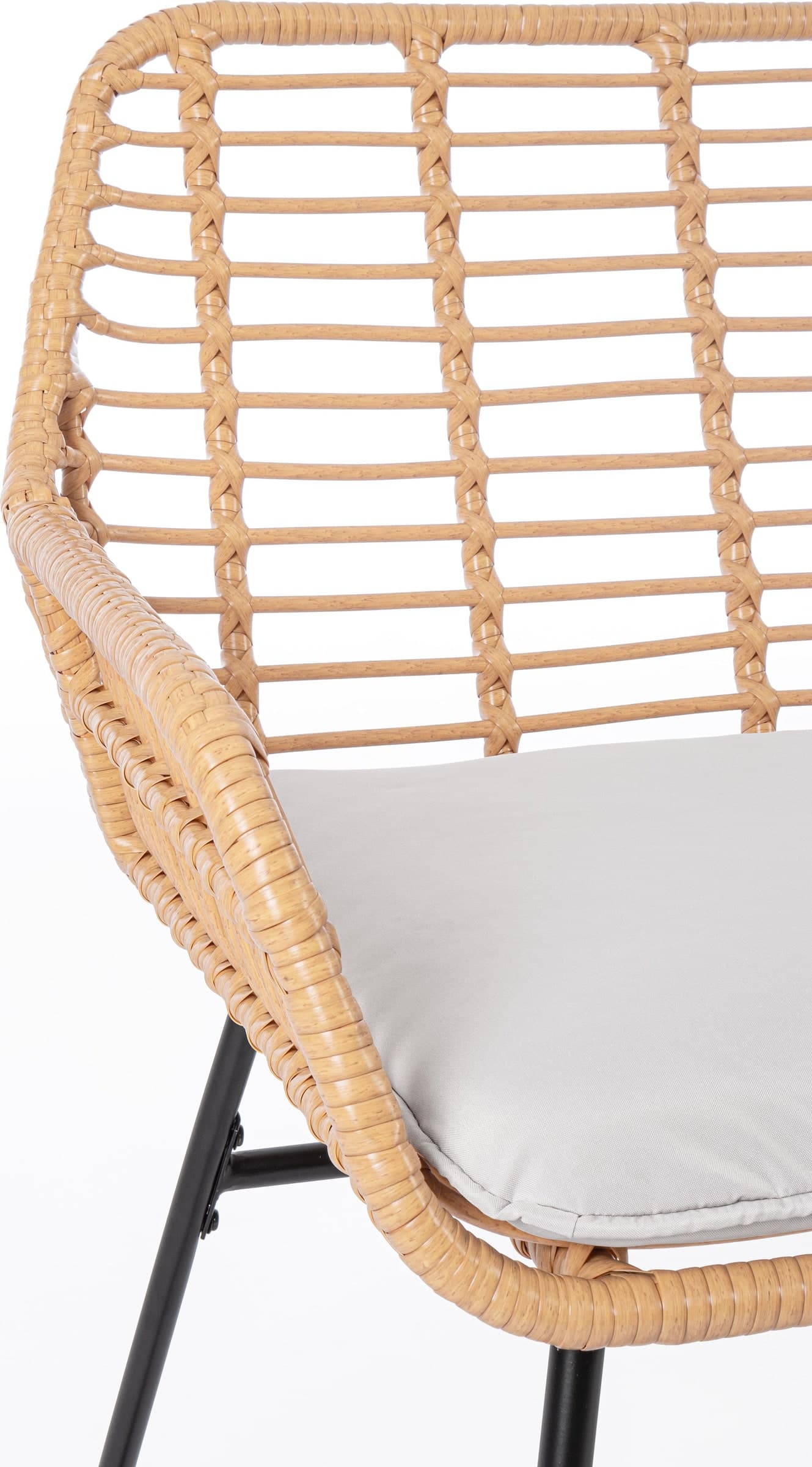 Salottino "Burrel" con poltrone, tavolino e divanetto, struttura in acciaio, per esterno in Set di mobili Decor Space - Altamura, commercioVirtuoso.it