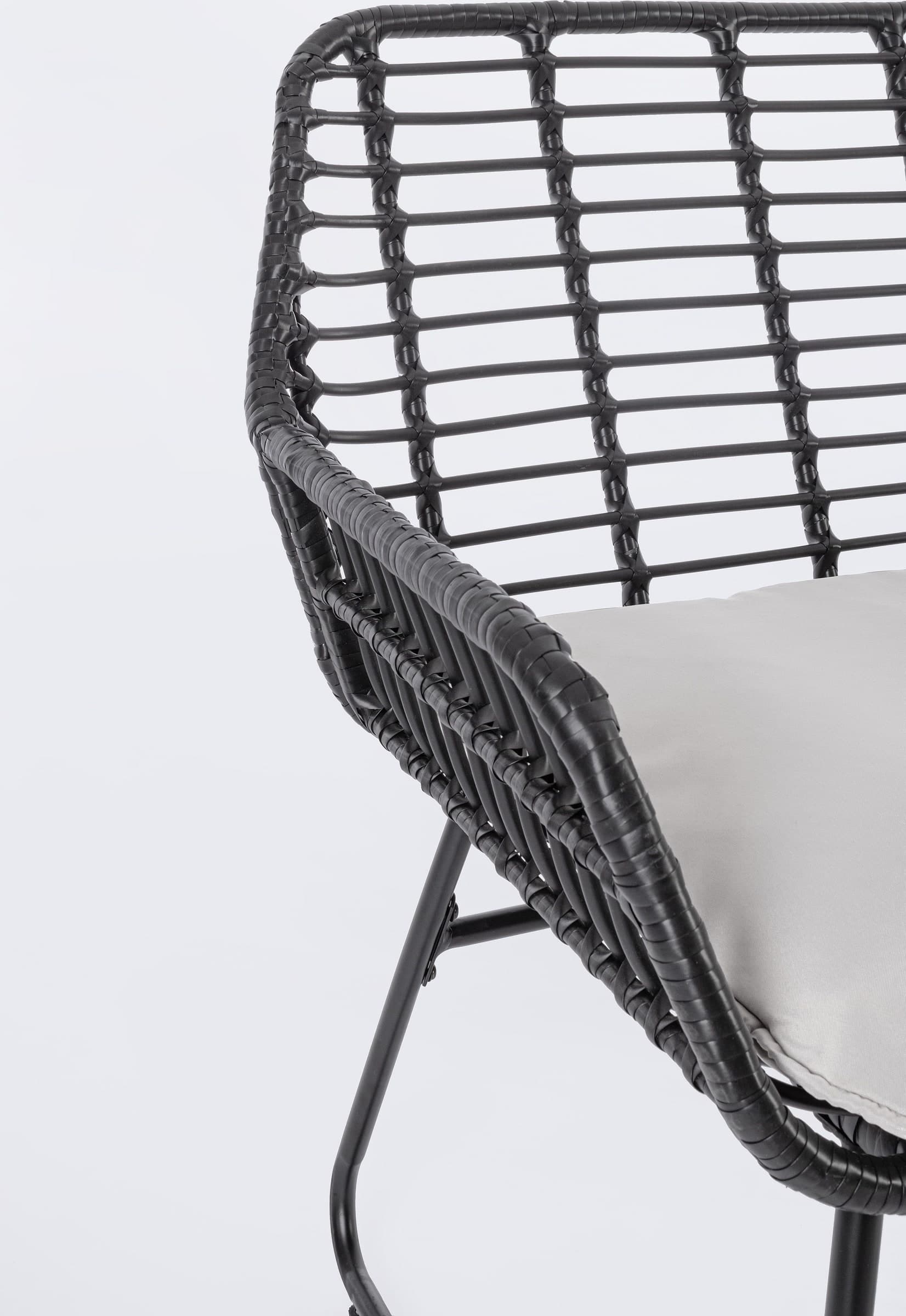 Salottino "Burrel" con poltrone, tavolino e divanetto, struttura in acciaio, per esterno in Set di mobili Decor Space - Altamura, commercioVirtuoso.it
