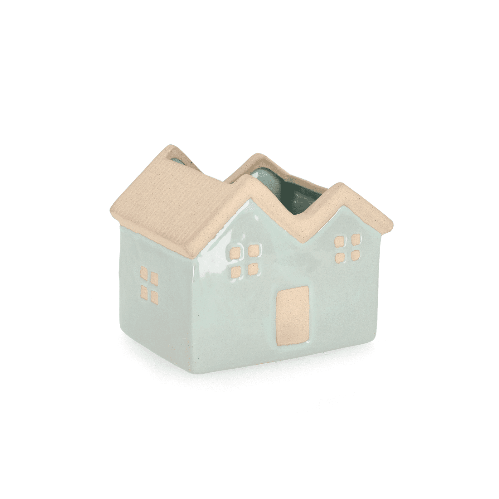 Vaso khloe rettangolare in porcellana 14,3 x 11  x  h11,5 cm in Statue Decor Space - Altamura, commercioVirtuoso.it