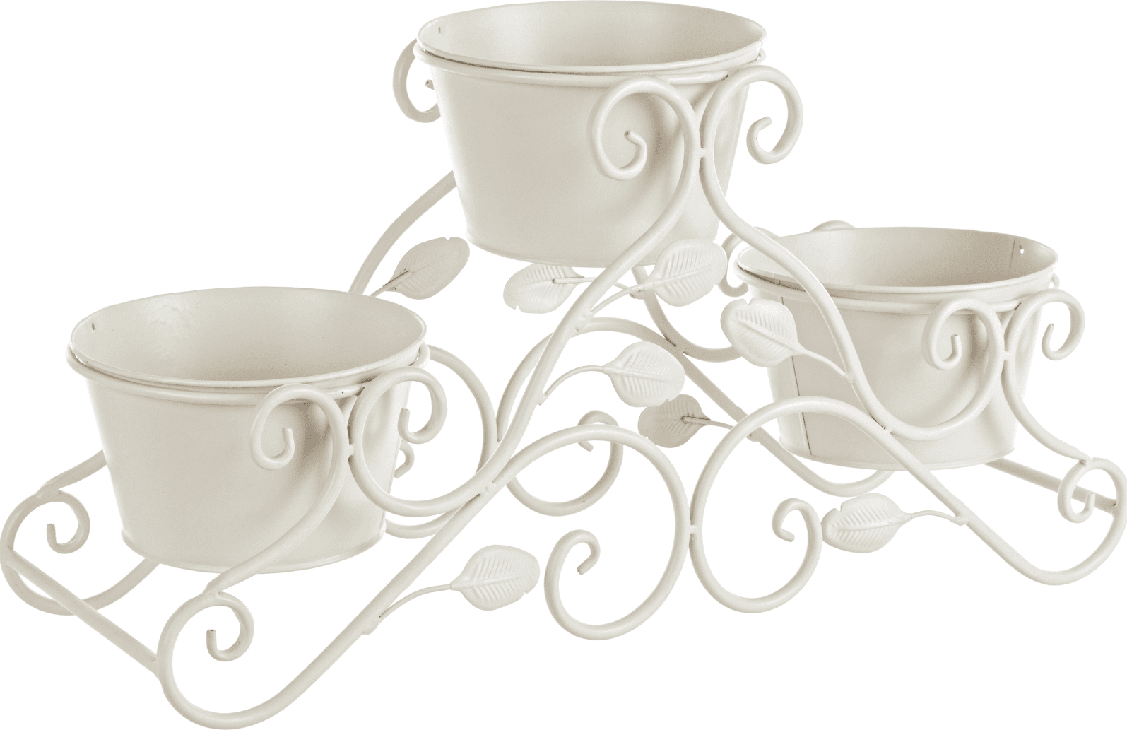 Coprivaso parete giselle in acciaio color crema 14 x 14 x h 33cm in Vasi pensili Decor Space - Altamura, commercioVirtuoso.it