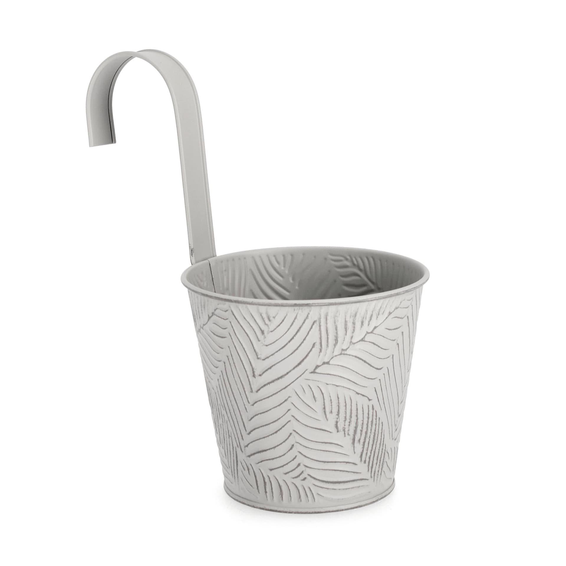 Vaso benji in metallo galvanizzato da esterno Ø 14 x h 24 cm in Vasi tradizionali Decor Space - Altamura, commercioVirtuoso.it
