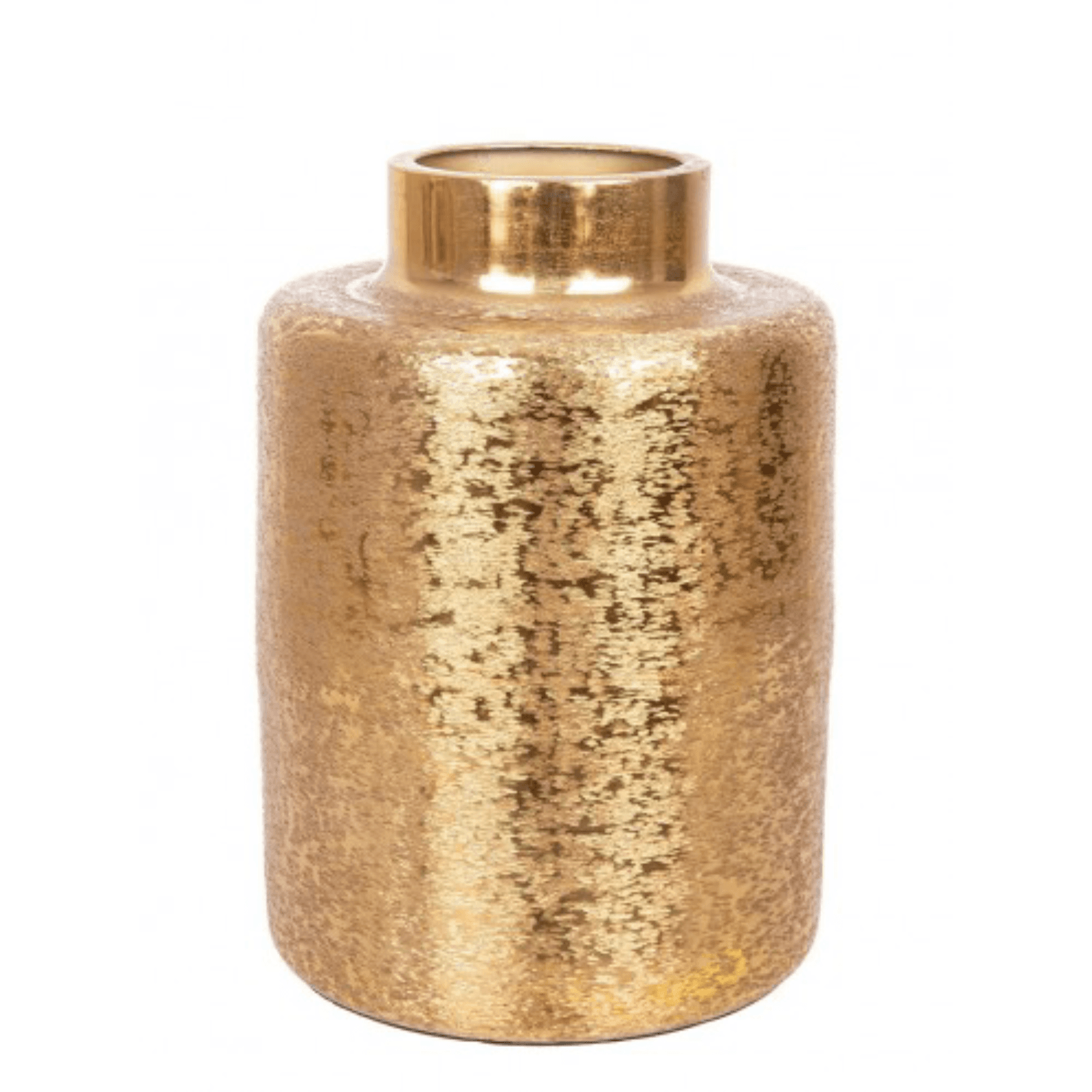 Vaso giara varanasi tondo in alluminio lavorato artigianalmente Ø24.5x35.5h in Vasi tradizionali Decor Space - Altamura, commercioVirtuoso.it