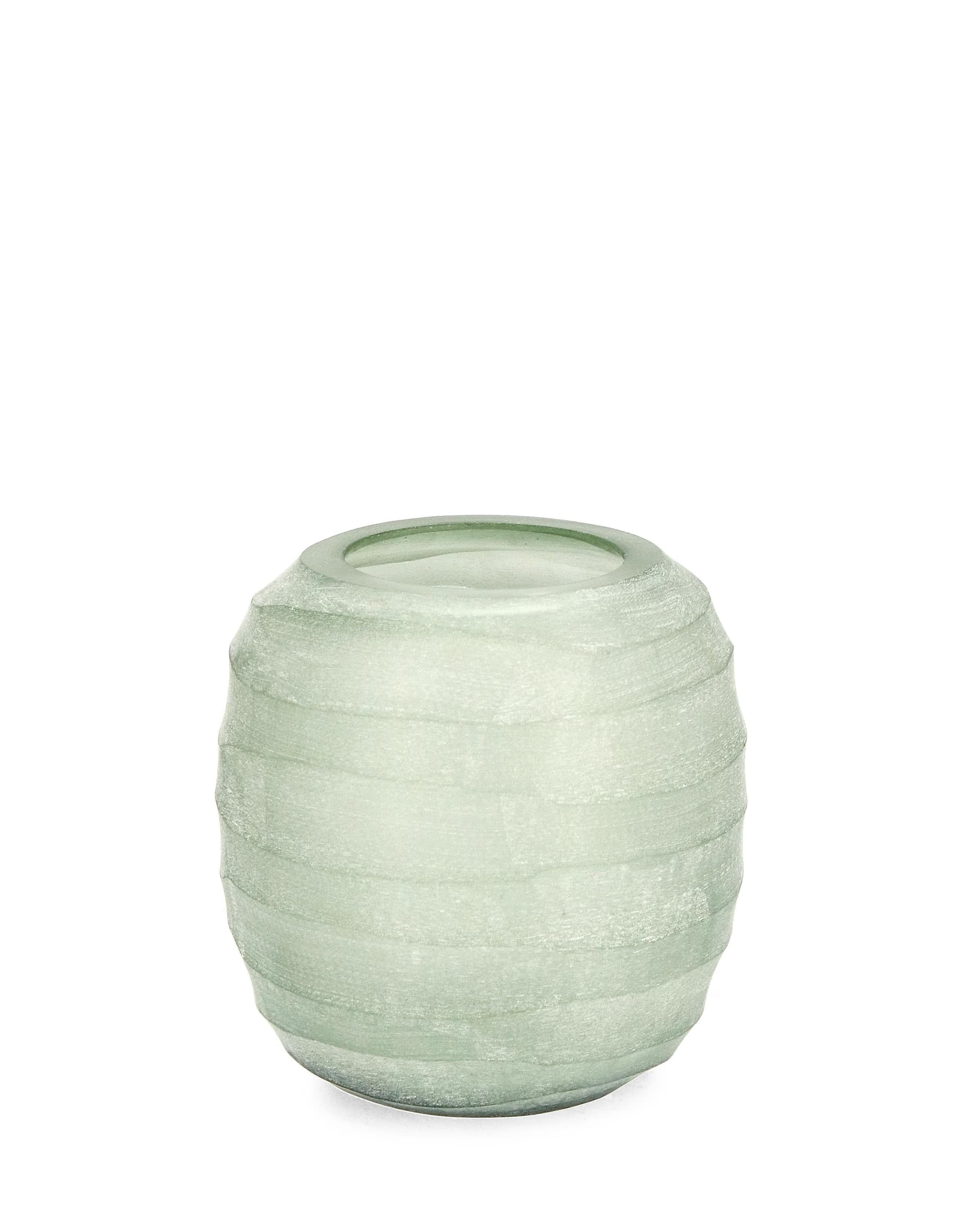 Vaso da interno ed esterno "Dondra Bomb" in vetro fatto a mano in Sottovasi Decor Space - Altamura, commercioVirtuoso.it