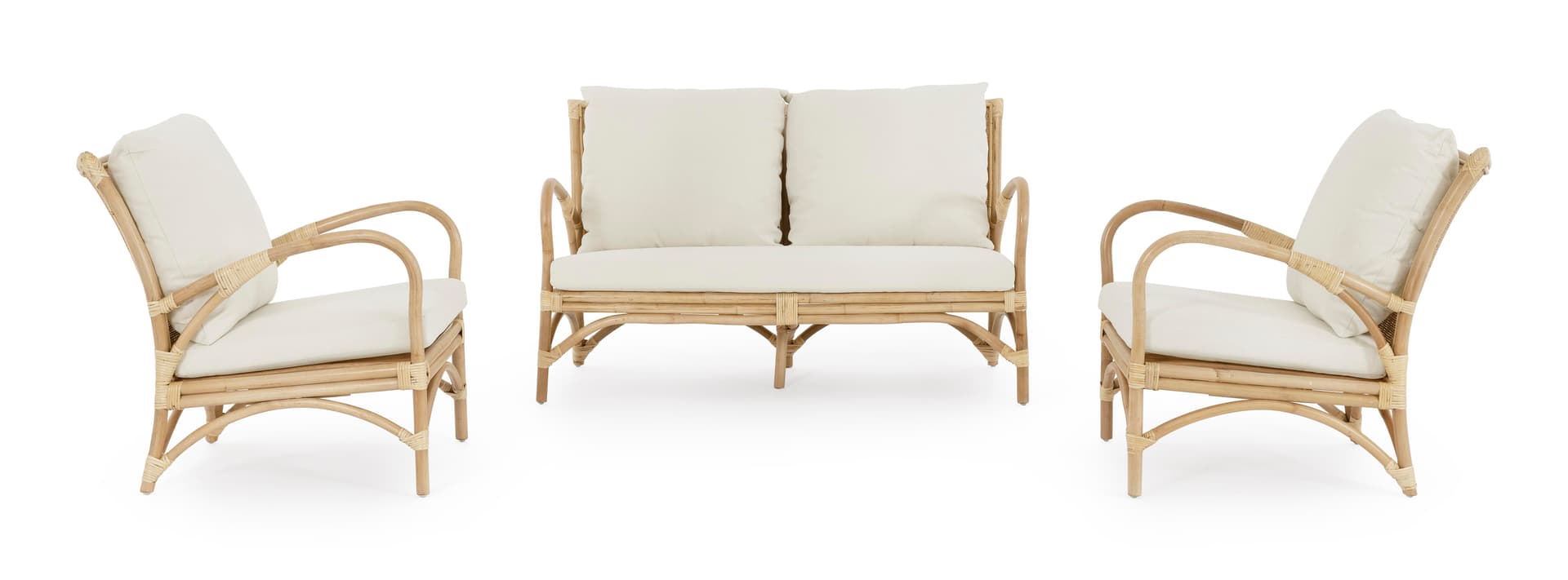 Divano a 2 posti con cuscino "Alicante" 129 cm in Set di mobili Decor Space - Altamura, commercioVirtuoso.it