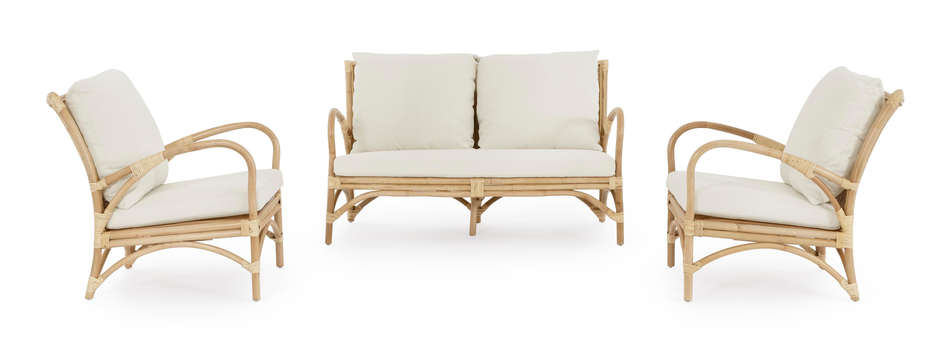 Divano a 2 posti con cuscino "Alicante" 129 cm in Set di mobili Decor Space - Altamura, commercioVirtuoso.it