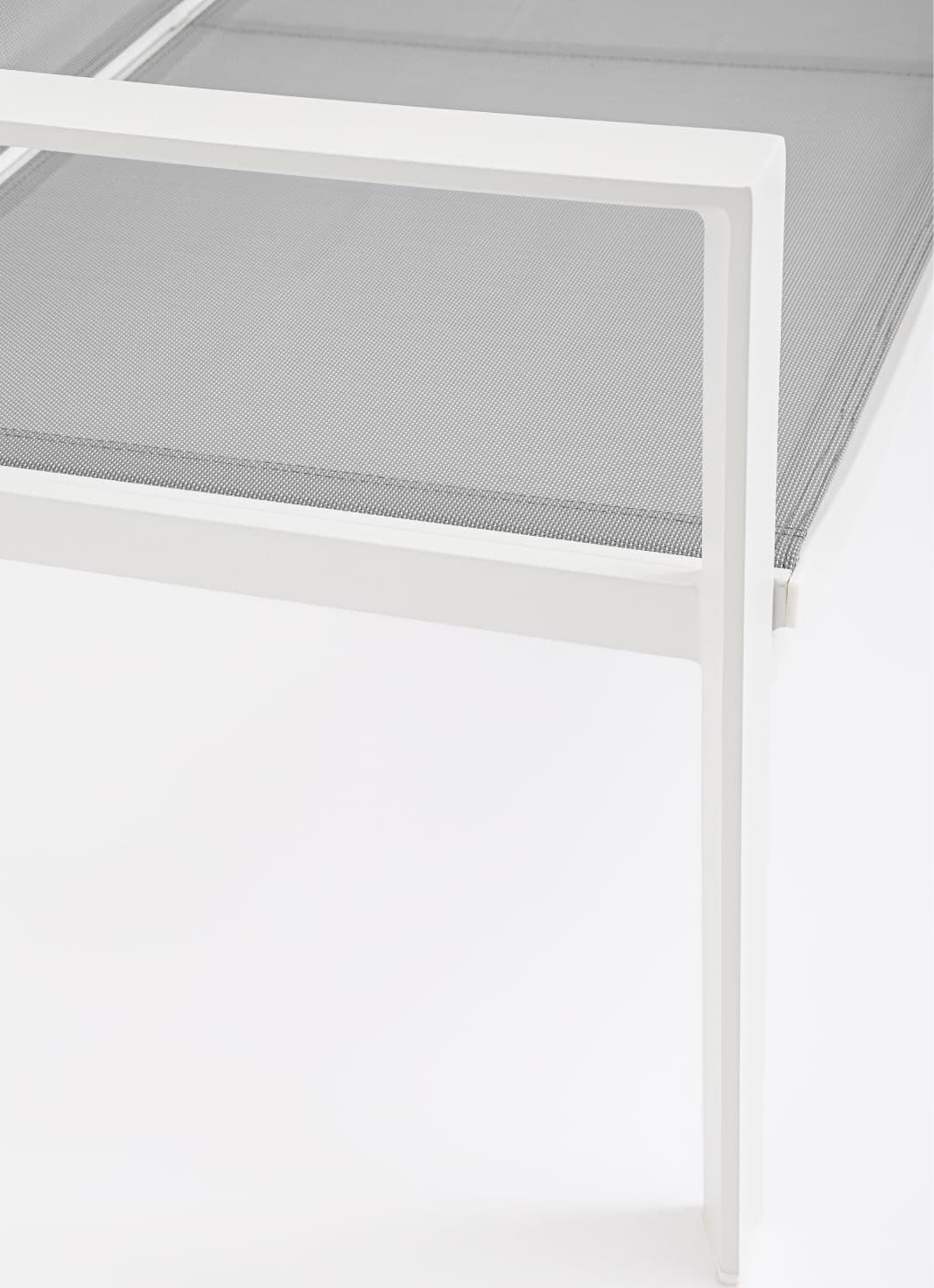 Salotto con poltrone e tavolino "Kallen" struttura in alluminio per veranda e giardino - 28