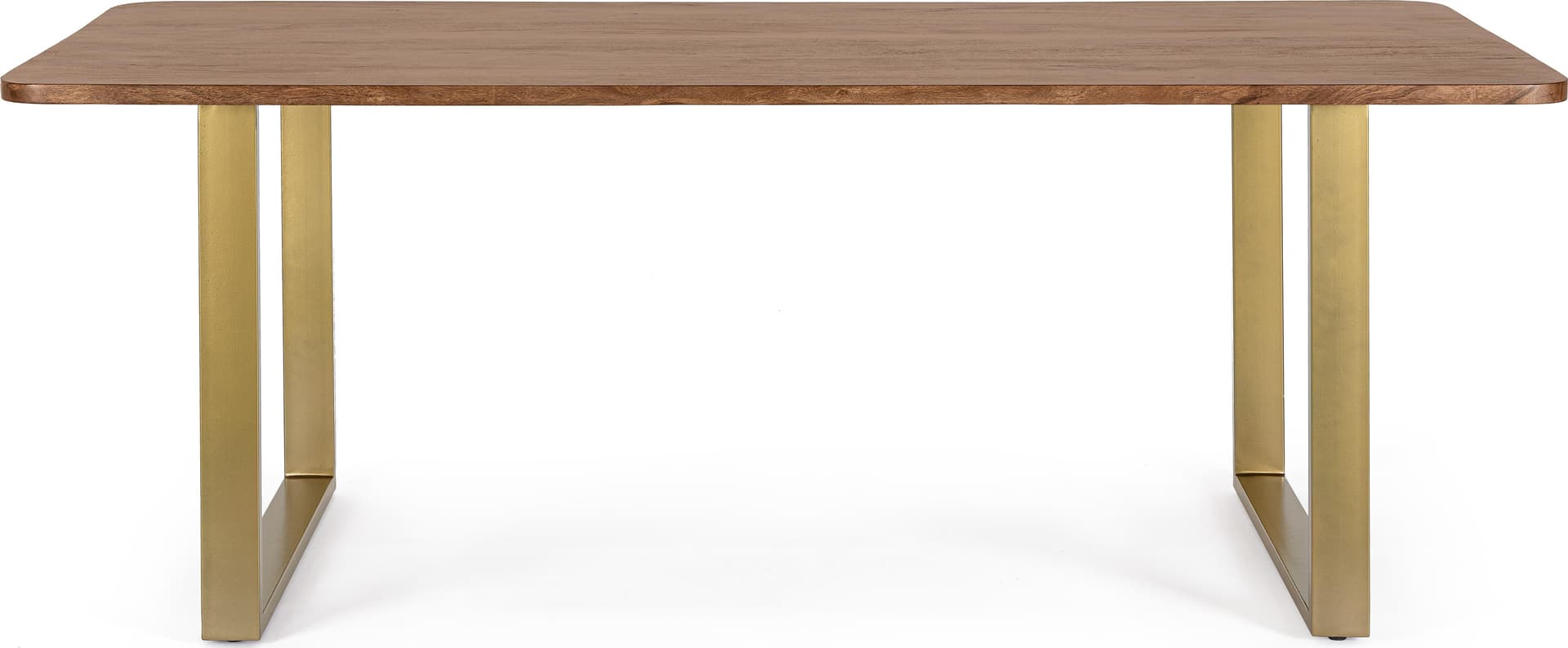Tavolo "Vital" in legno di acacia e acciaio 200-90x76 in Tavoli da sala da pranzo Decor Space - Altamura, commercioVirtuoso.it