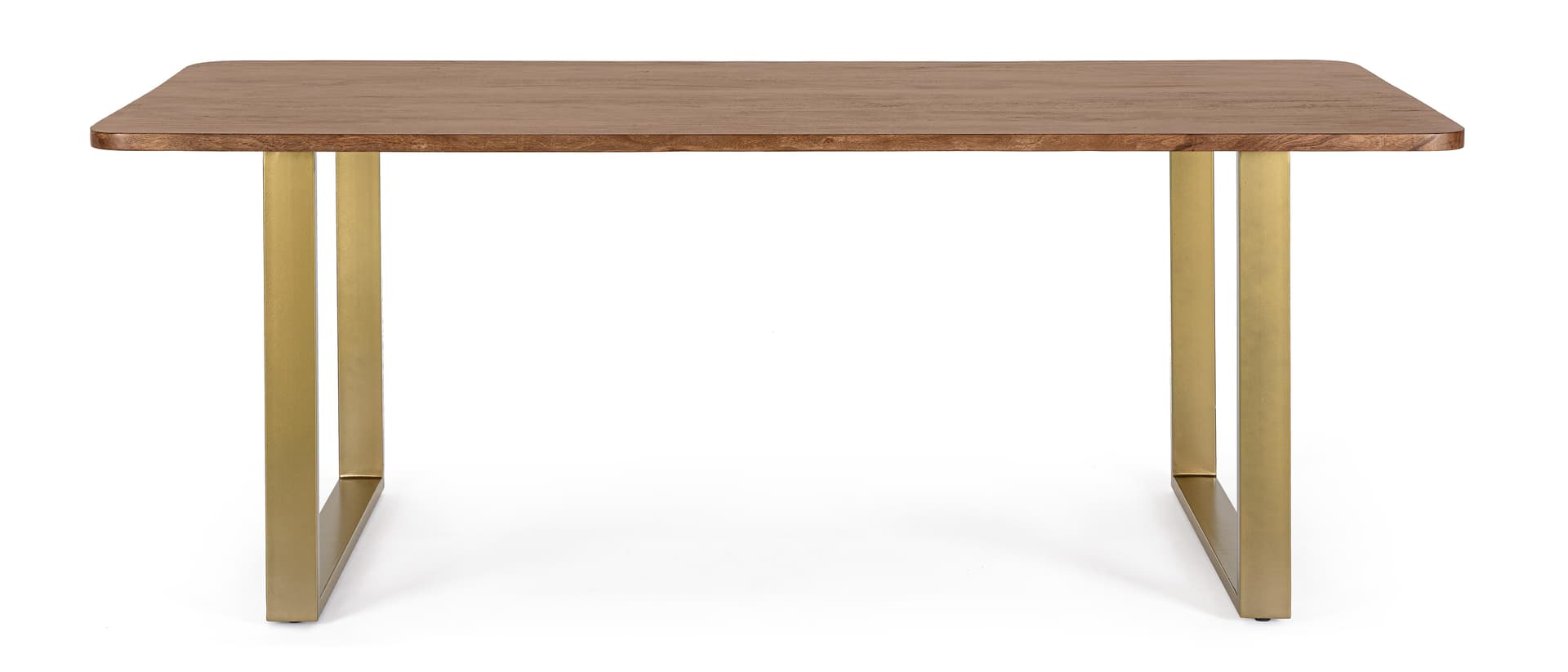 Tavolo "Vital" in legno di acacia e acciaio 200-90x76 in Tavoli da sala da pranzo Decor Space - Altamura, commercioVirtuoso.it