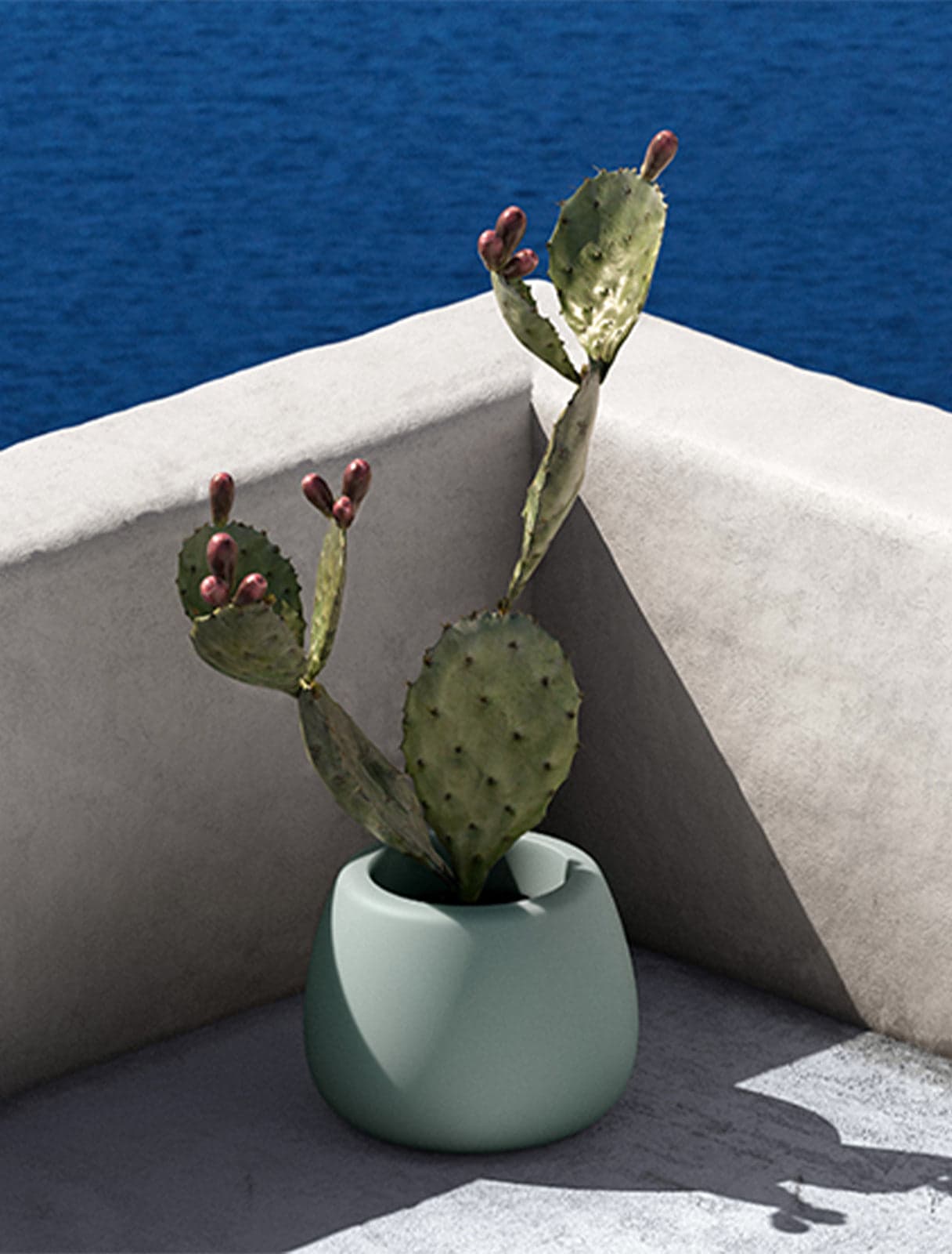 Vaso "Boom" struttura in polietilene per esterno in Tavoli standard Decor Space - Altamura, commercioVirtuoso.it