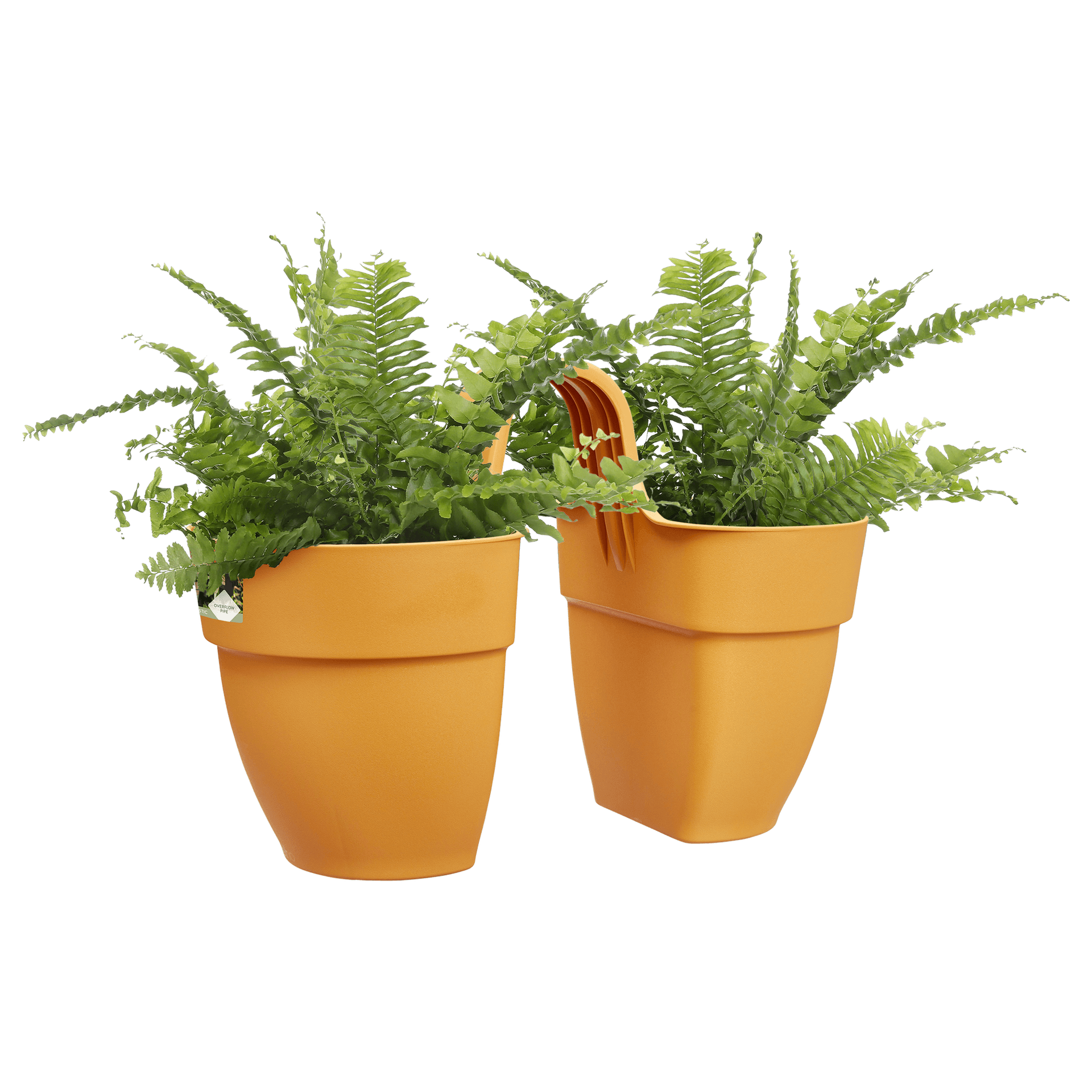 Vaso "Vibia Campana Flower Twin" in plastica riciclata, per esterno, da 21 cm in Vasi tradizionali Decor Space - Altamura, commercioVirtuoso.it