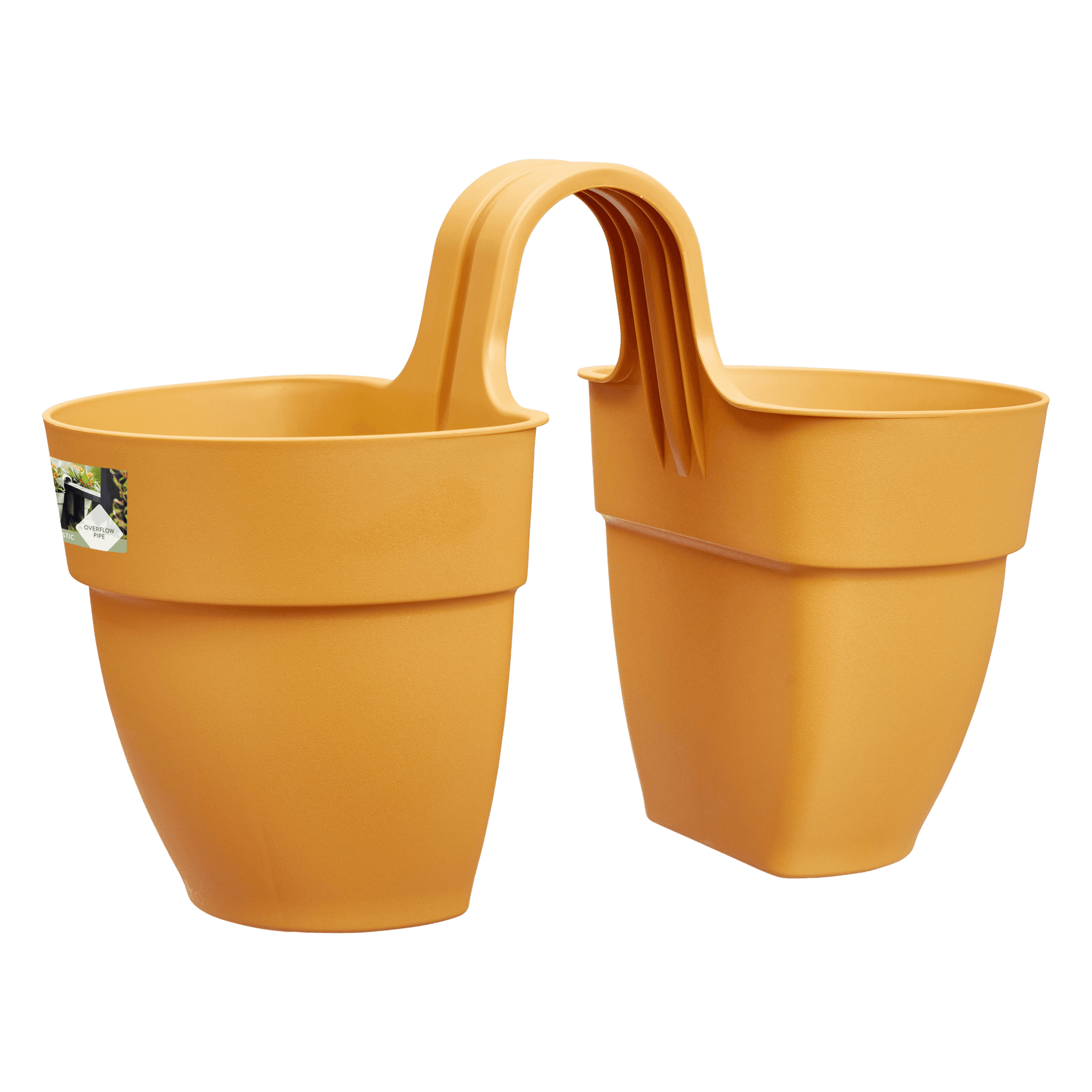 Vaso "Vibia Campana Flower Twin" in plastica riciclata, per esterno, da 21 cm in Vasi tradizionali Decor Space - Altamura, commercioVirtuoso.it