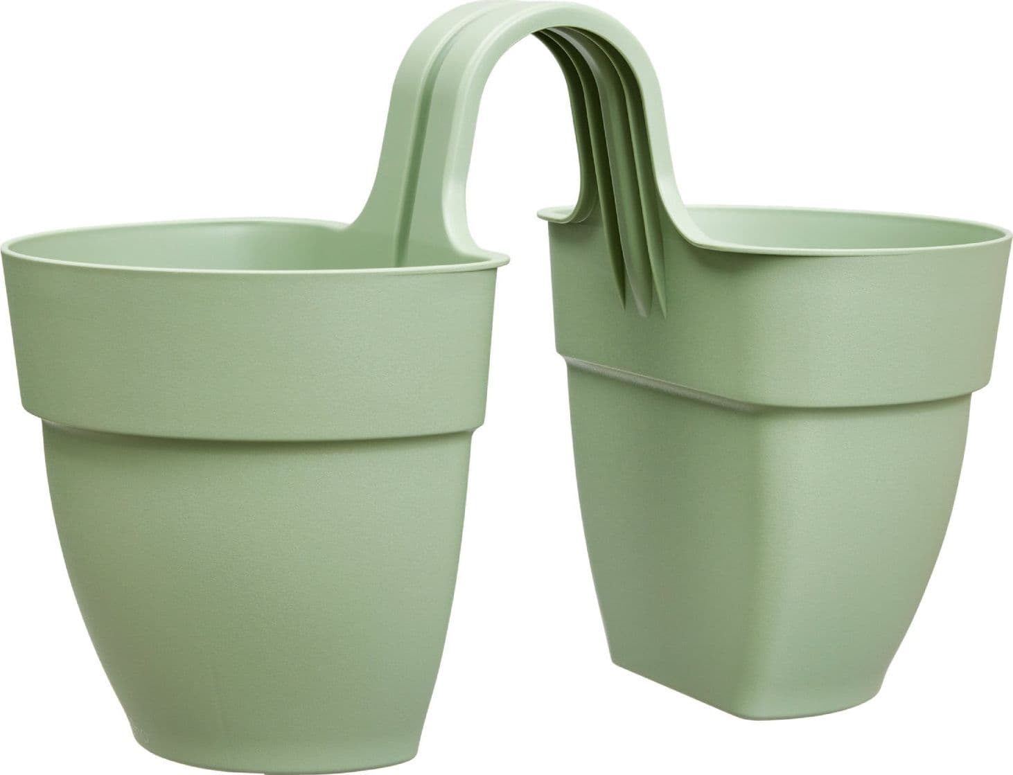 Vaso "Vibia Campana Flower Twin" in plastica riciclata, per esterno, da 21 cm in Vasi tradizionali Decor Space - Altamura, commercioVirtuoso.it
