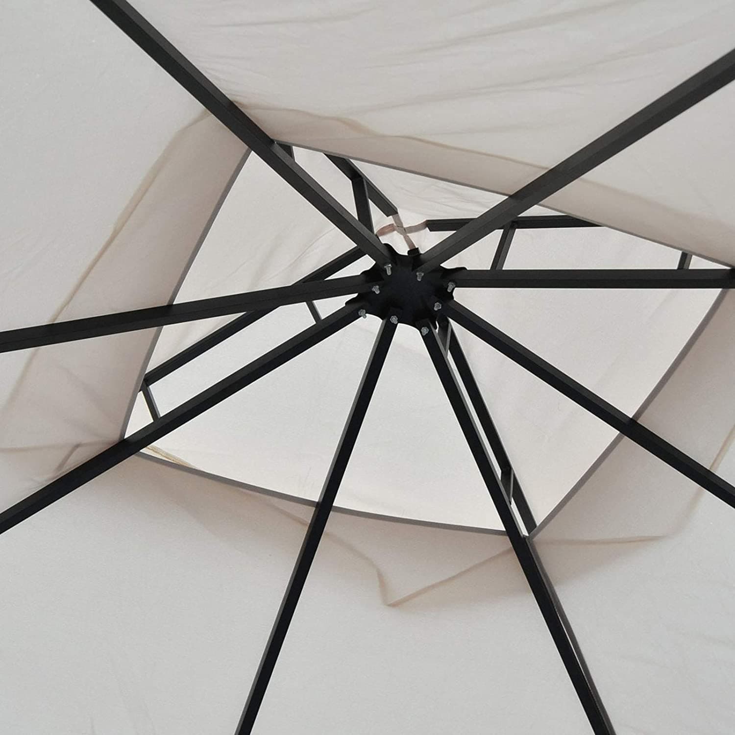 Gazebo "Hogan" da giardino, struttura in alluminio con zanzariere 3 x 3 mt in Gazebo Decor Space - Altamura, commercioVirtuoso.it