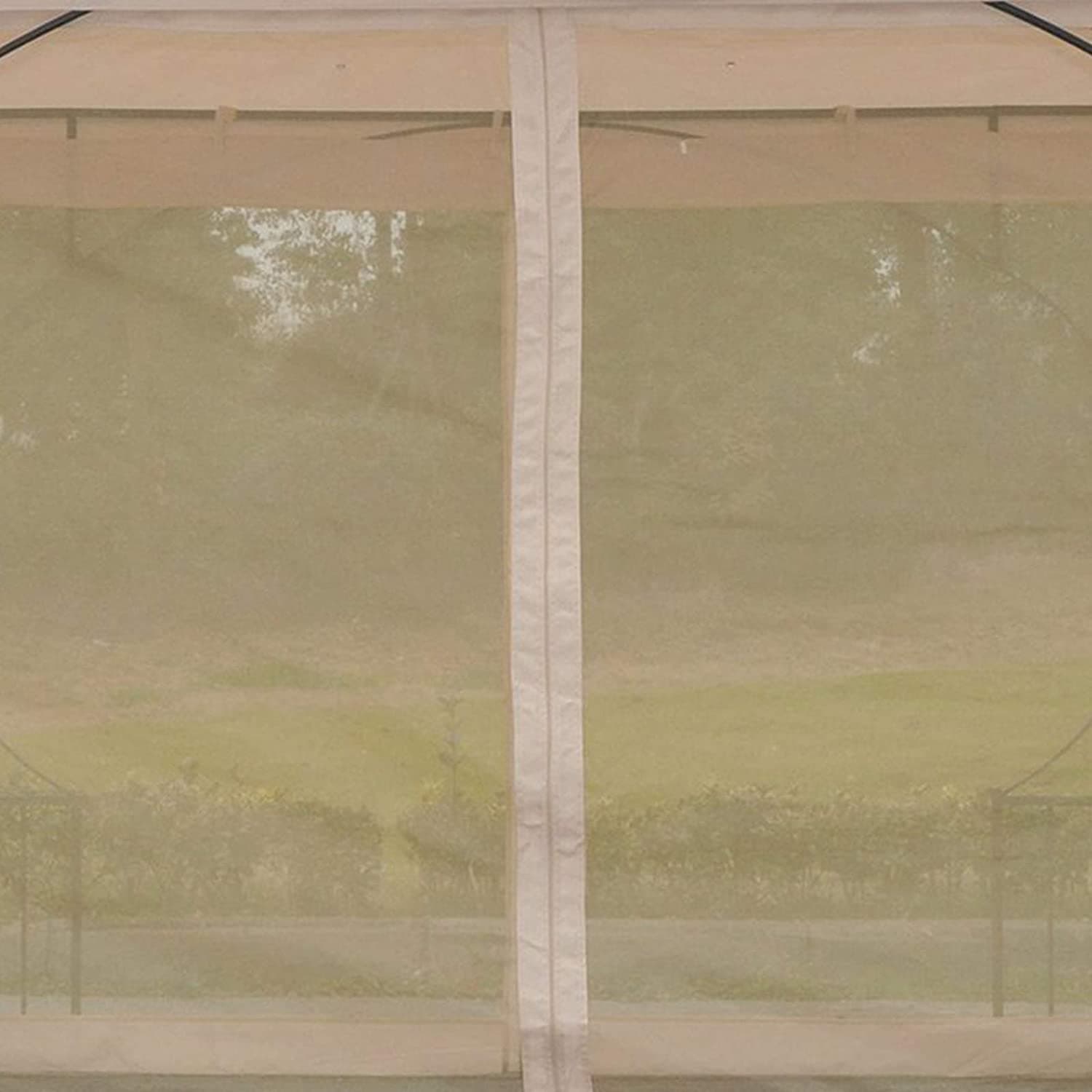 Gazebo "Hogan" da giardino, struttura in alluminio con zanzariere 3 x 3 mt in Gazebo Decor Space - Altamura, commercioVirtuoso.it