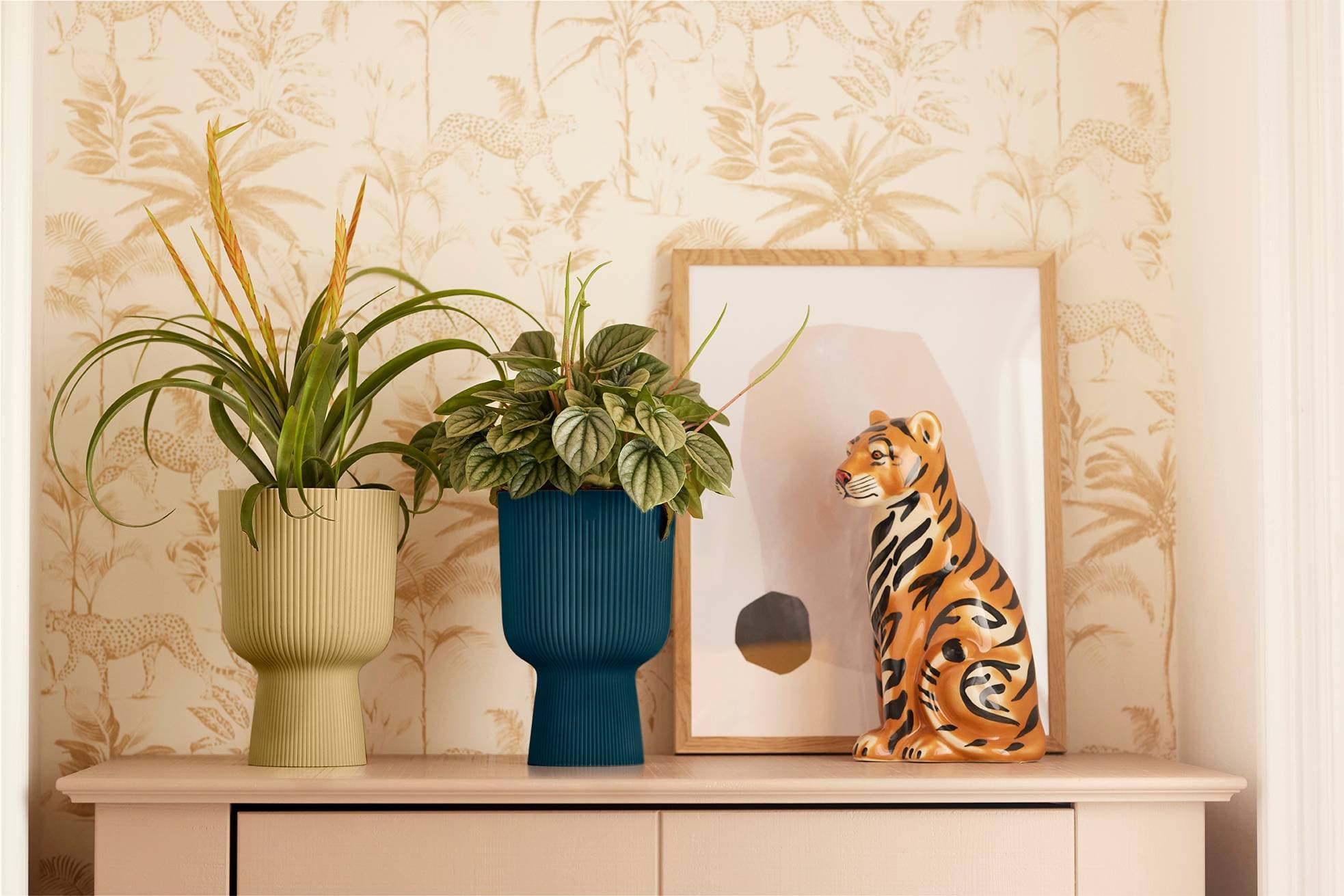 Vaso "Vibes Fold Coupe" in plastica riciclata, per esterno, stile moderno in Vasi tradizionali Decor Space - Altamura, commercioVirtuoso.it