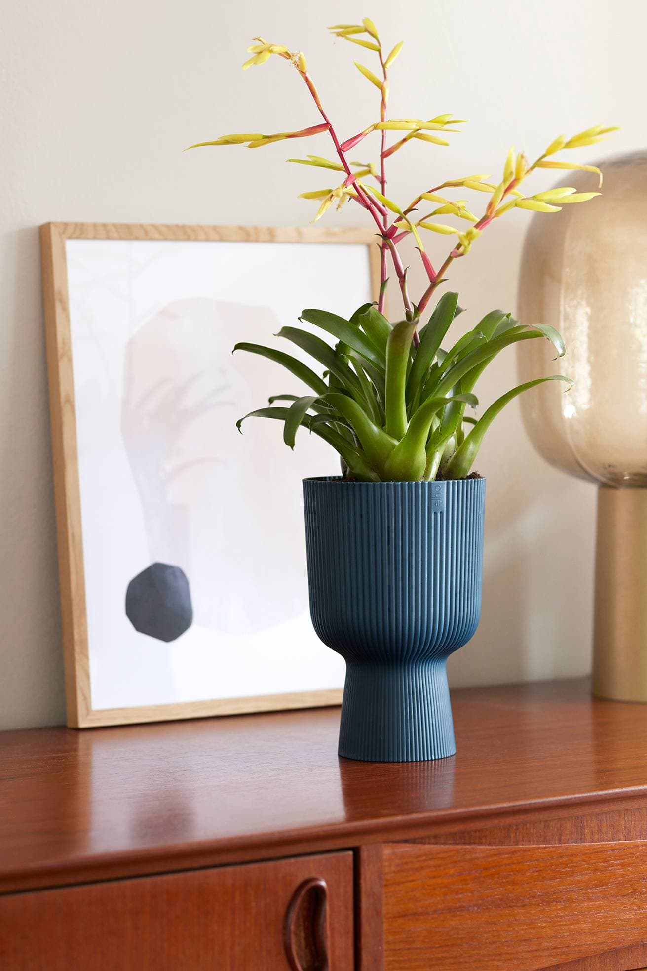Vaso "Vibes Fold Coupe" in plastica riciclata, per esterno, stile moderno in Vasi tradizionali Decor Space - Altamura, commercioVirtuoso.it