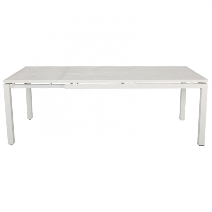Tavolo allungabile "Galilee" in alluminio telescopico dogato 160-220 cm per giardino e veranda in Tavoli standard Decor Space - Altamura, commercioVirtuoso.it