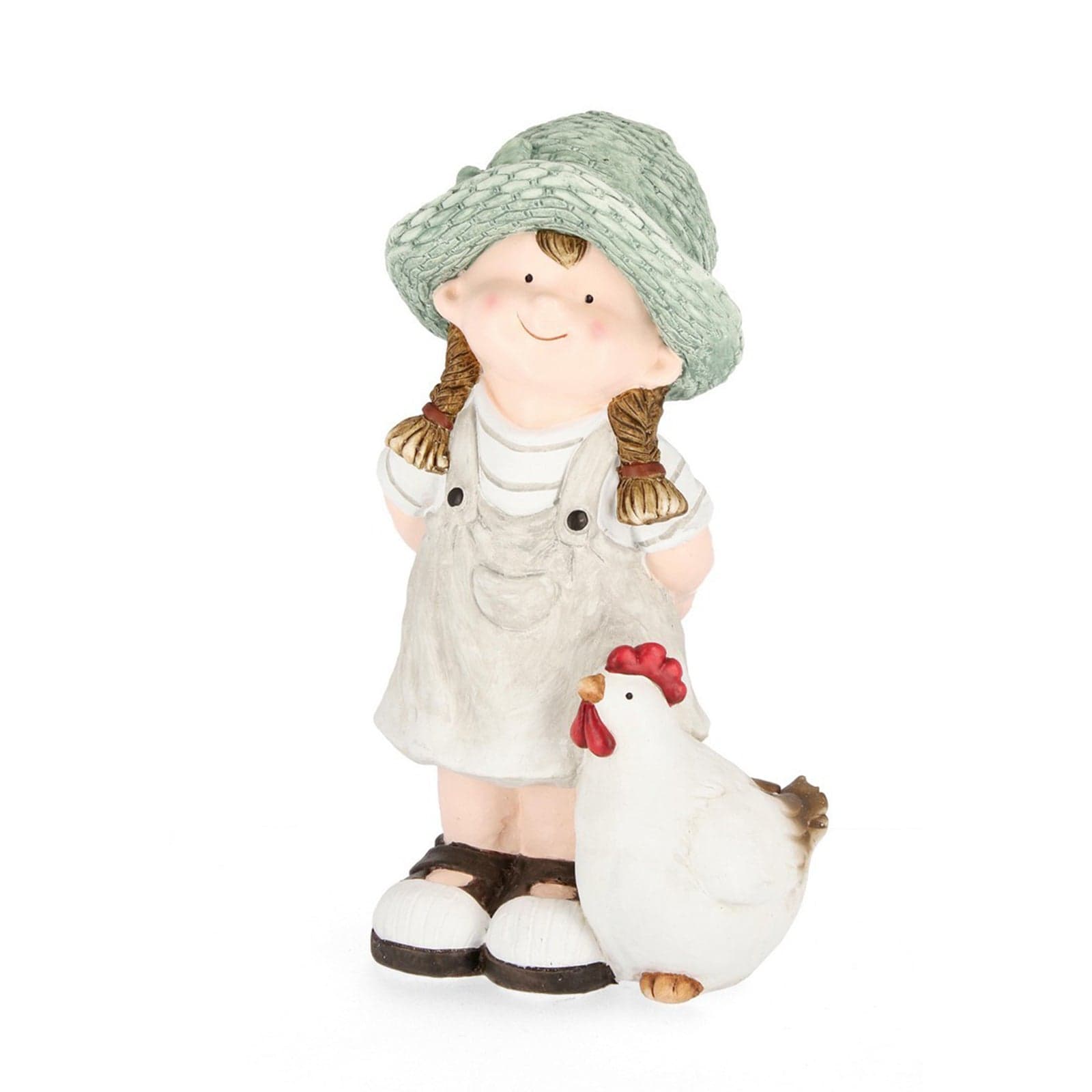 Gnomo da Giardino "Bimbo Farm" con Animale, in Magnesio per uso esterno. in Statue Decor Space - Altamura, commercioVirtuoso.it