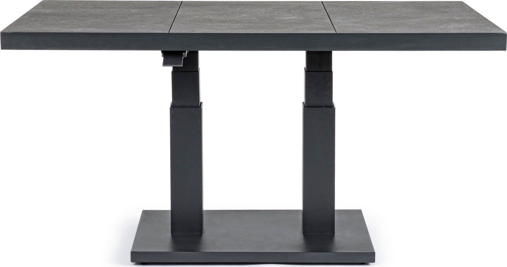 Tavolino "Truman" con struttura in alluminio, con piano in ceramica, altezza regolabile - 31