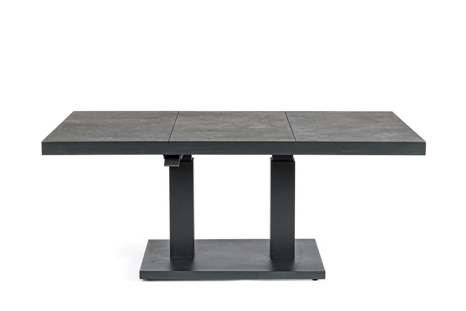 Tavolino "Truman" con struttura in alluminio, con piano in ceramica, altezza regolabile - 32