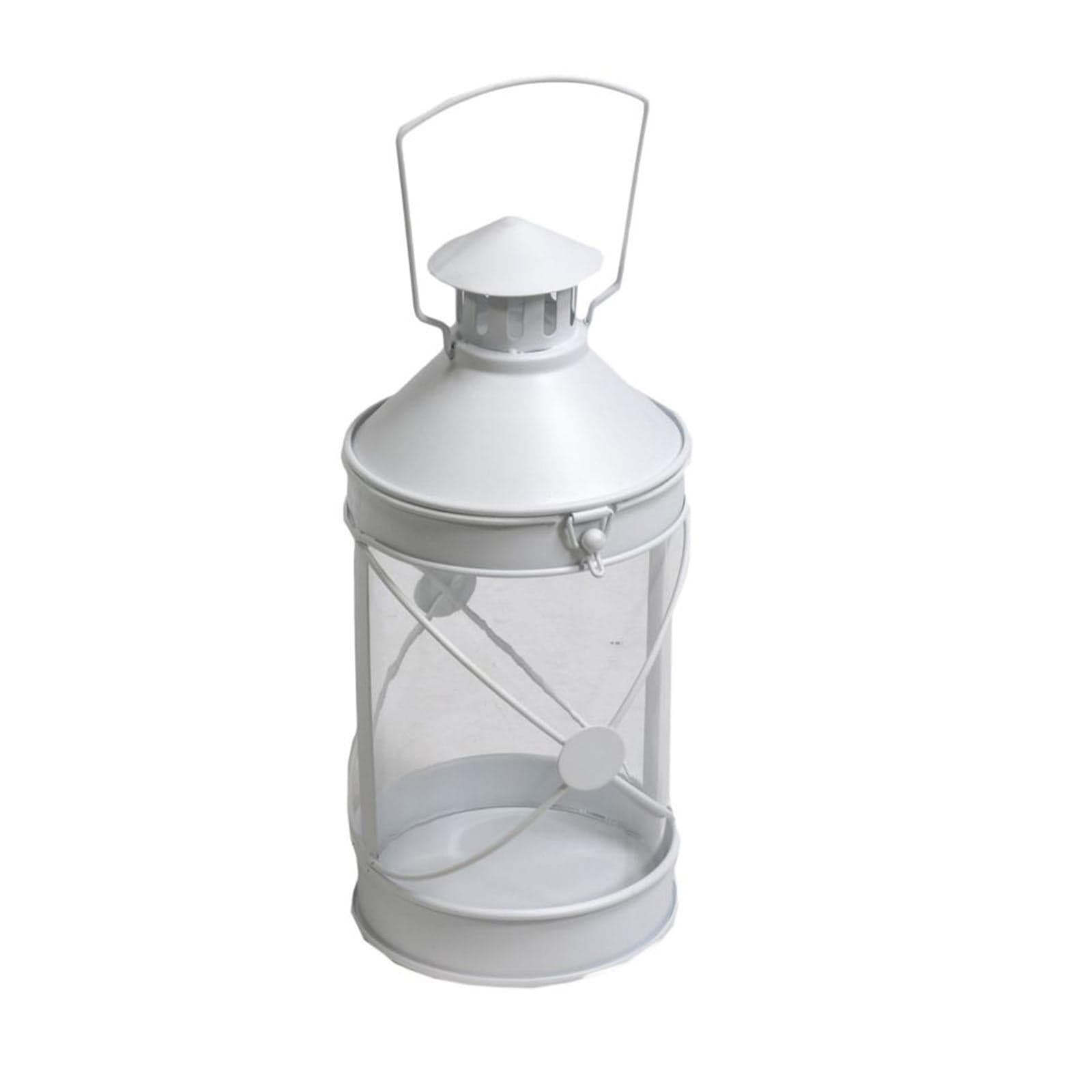 Lanterna in metallo ad incrocio appendibile da esterno e giardino h 27 cm in Lanterne Decor Space - Altamura, commercioVirtuoso.it