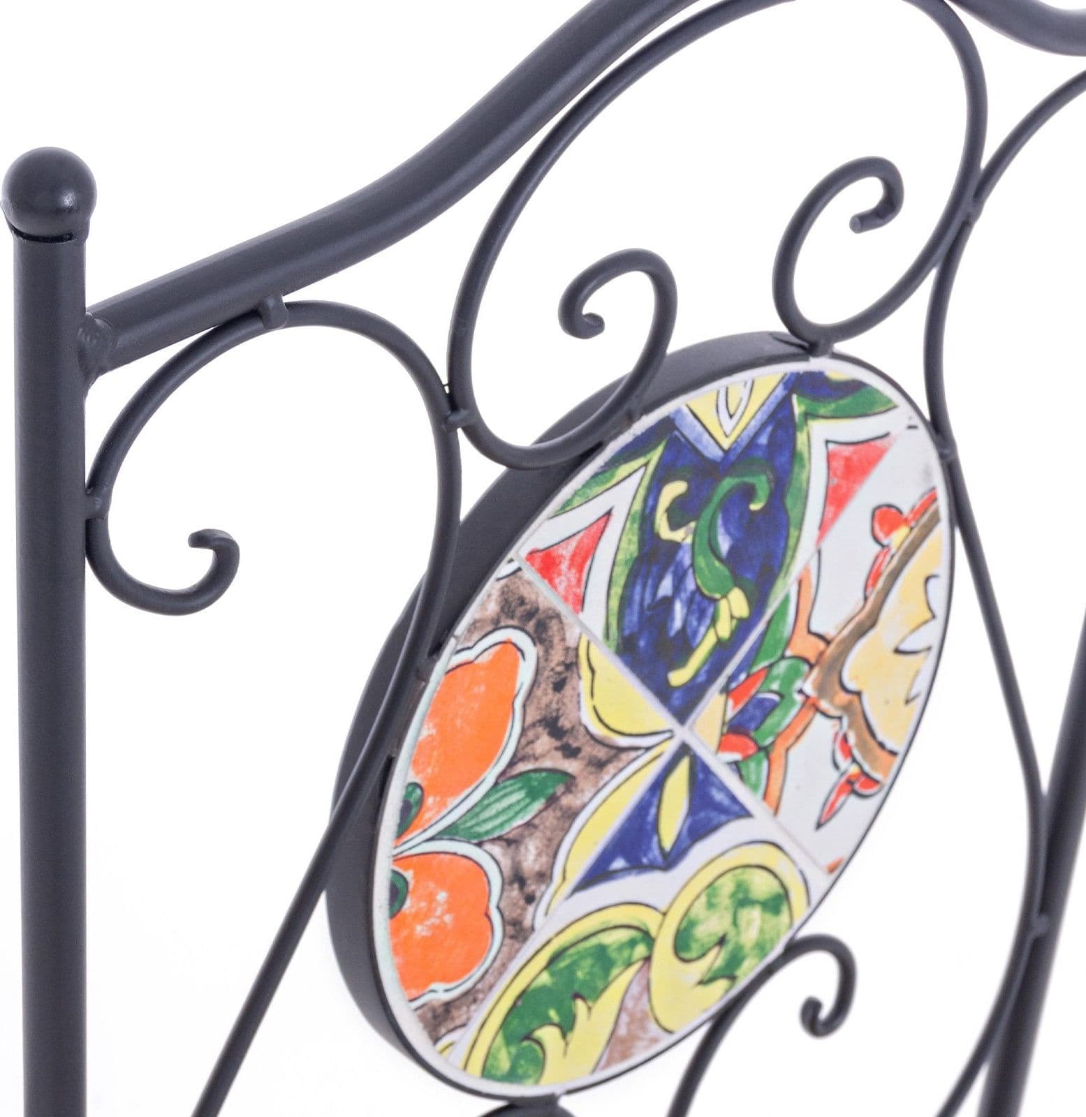 Sedie pieghevoli "Paloma" in acciaio verniciato per giardino e veranda in Sedie per tavolo da giardino Decor Space - Altamura, commercioVirtuoso.it