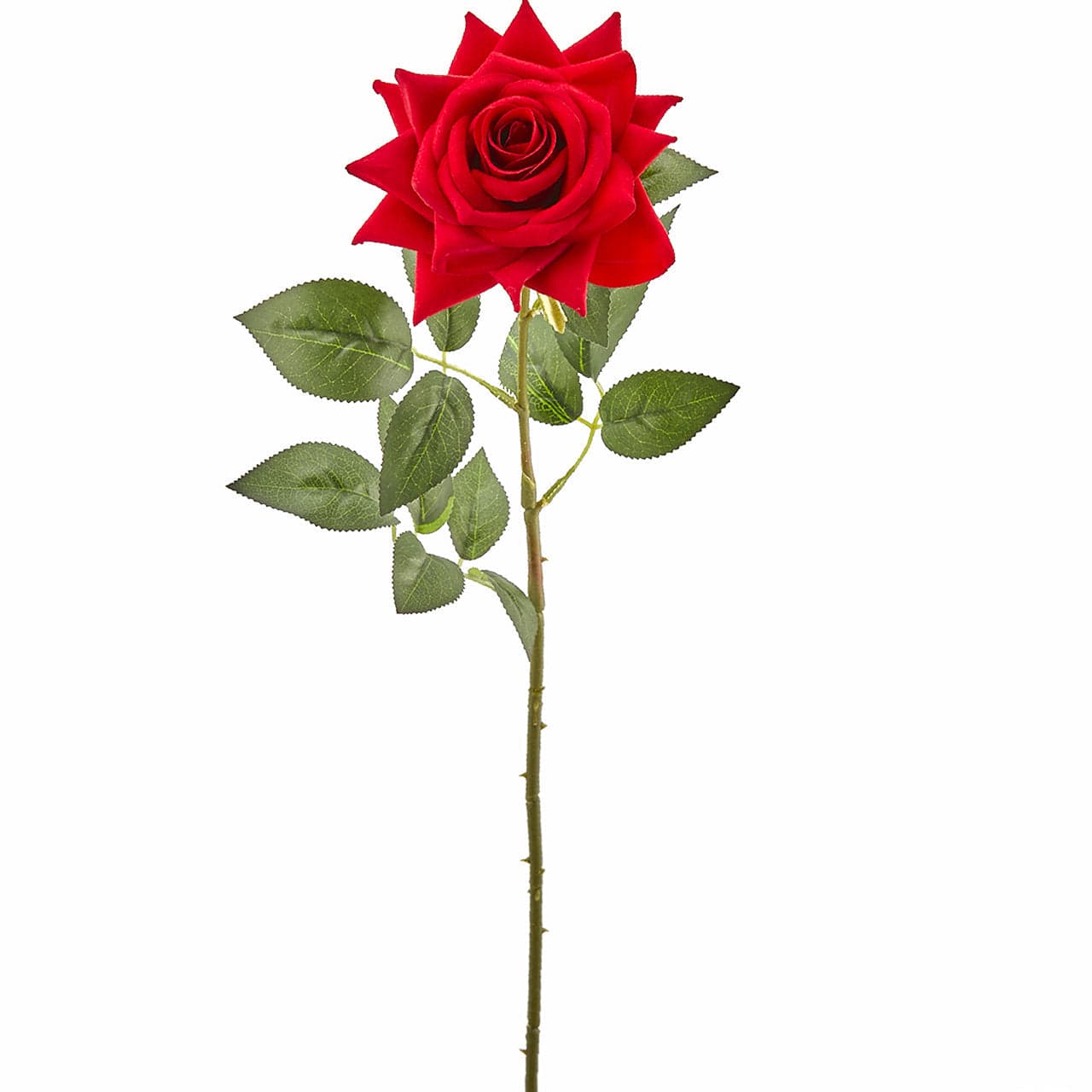 Rosa bliss artificiale aperta realistica con gambo per decorazione ambienti H 62 cm in Piante artificiali Decor Space - Altamura, commercioVirtuoso.it