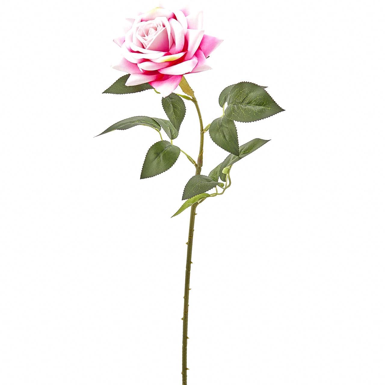 Rosa bliss artificiale aperta realistica con gambo per decorazione ambienti H 62 cm in Piante artificiali Decor Space - Altamura, commercioVirtuoso.it