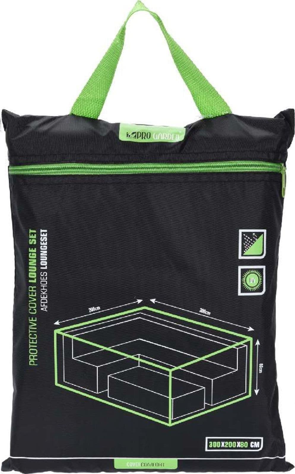 Telo di copertura Nero cover protettivo per salottini e Divanetti 300 x 200 x h 80 cm in Set di mobili Decor Space - Altamura, commercioVirtuoso.it