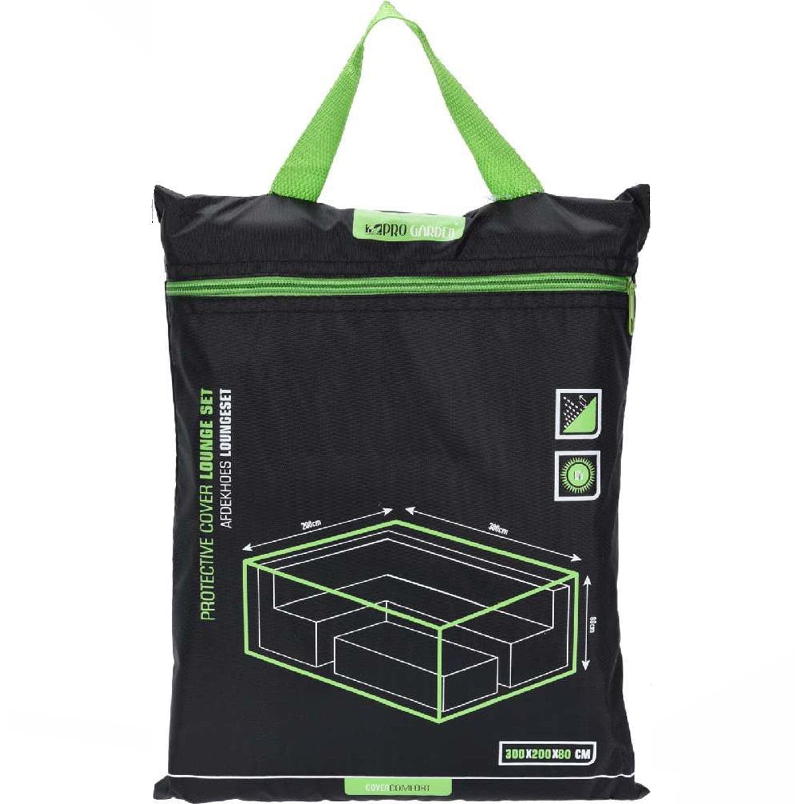 Telo di copertura Nero cover protettivo per salottini e Divanetti 300 x 200 x h 80 cm in Set di mobili Decor Space - Altamura, commercioVirtuoso.it