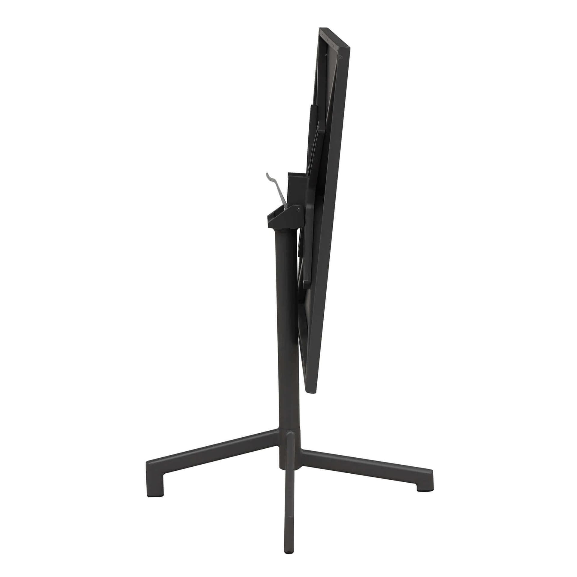 Tavolino "Vega" in acciaio verniciato con piano pieghevole da giardino 70 x 70 cm in Tavoli standard Decor Space - Altamura, commercioVirtuoso.it