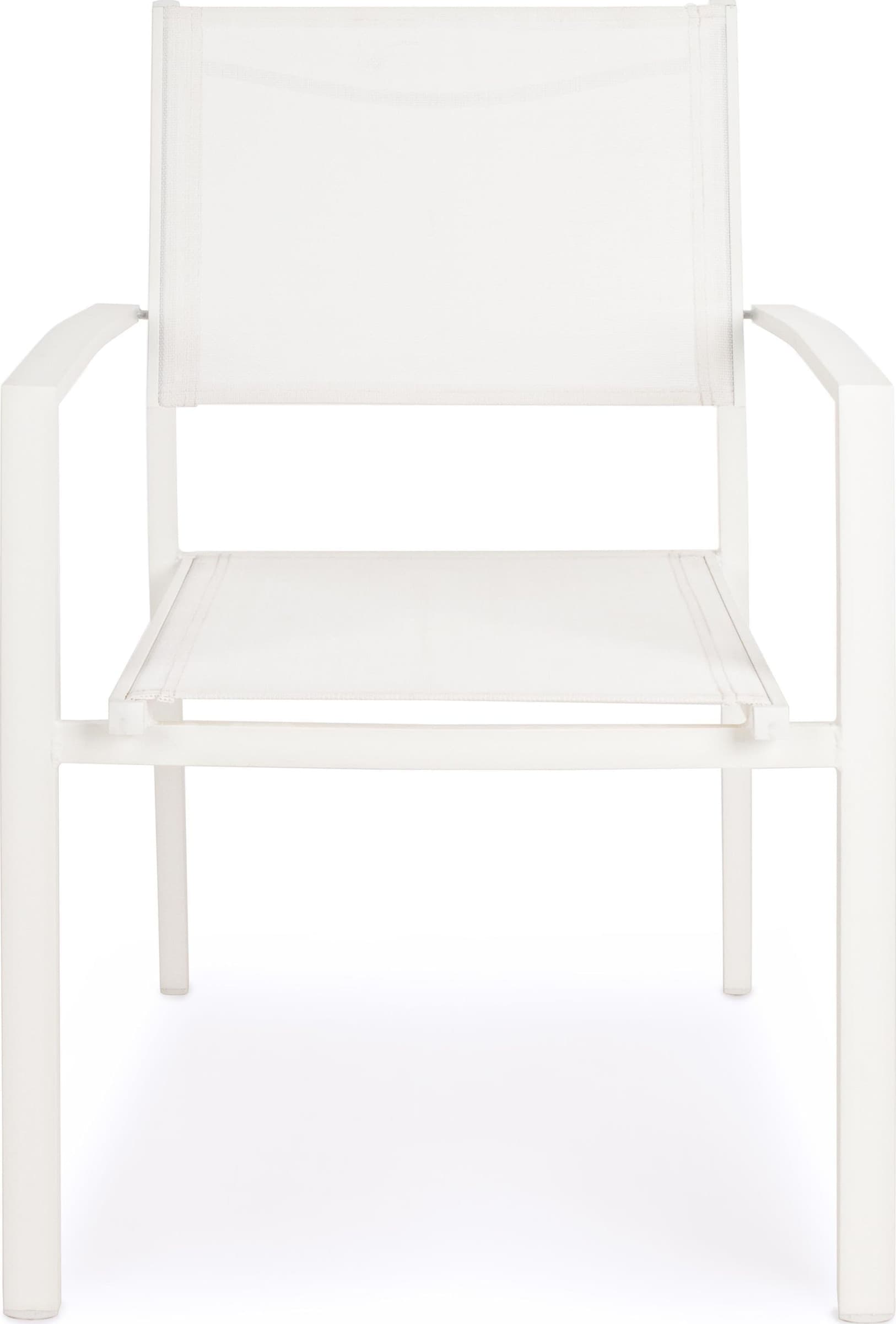 Poltrona "Hilde" struttura in alluminio verniciato e texilene per giardino e veranda in Sedie per tavolo da giardino Decor Space - Altamura, commercioVirtuoso.it