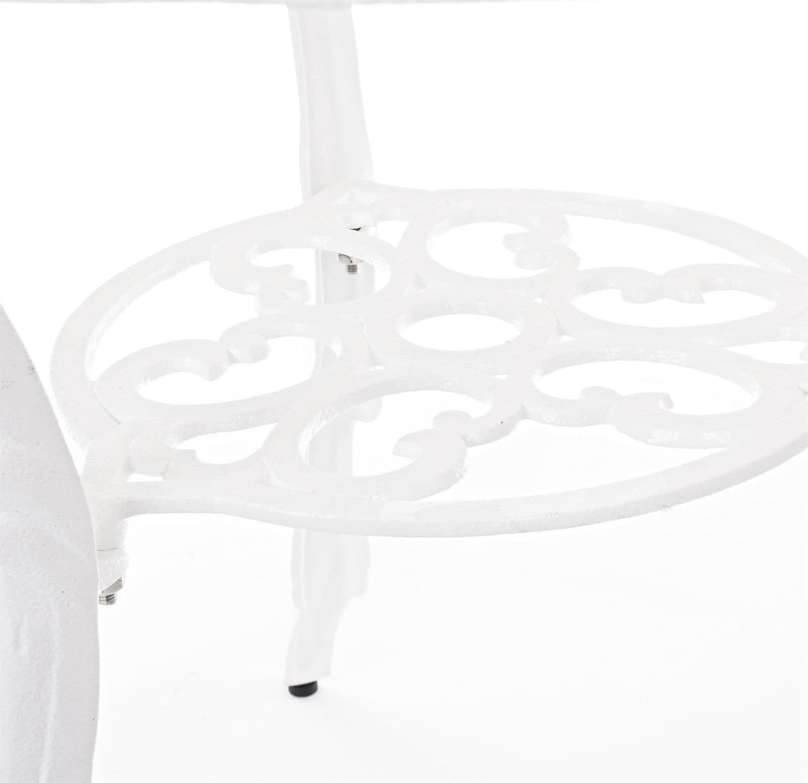 Tavolo tondo "Victoria" in alluminio da esterno per giardino e veranda Ø 80 cm in Tavoli standard Decor Space - Altamura, commercioVirtuoso.it