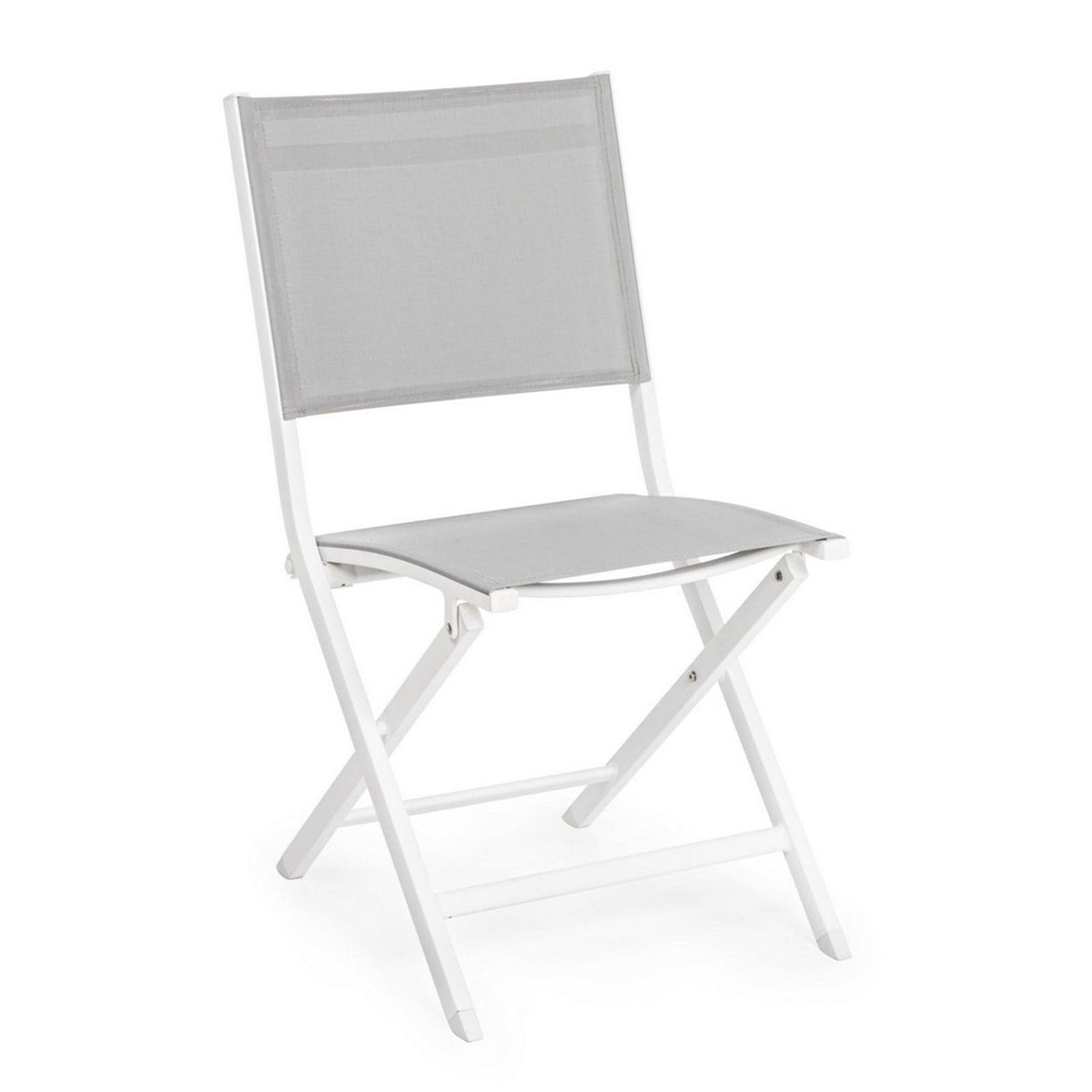 Sedie pieghevoli "Elin" in alluminio arredamento da esterno per giardino e veranda in Sedie per tavolo da giardino Decor Space - Altamura, commercioVirtuoso.it