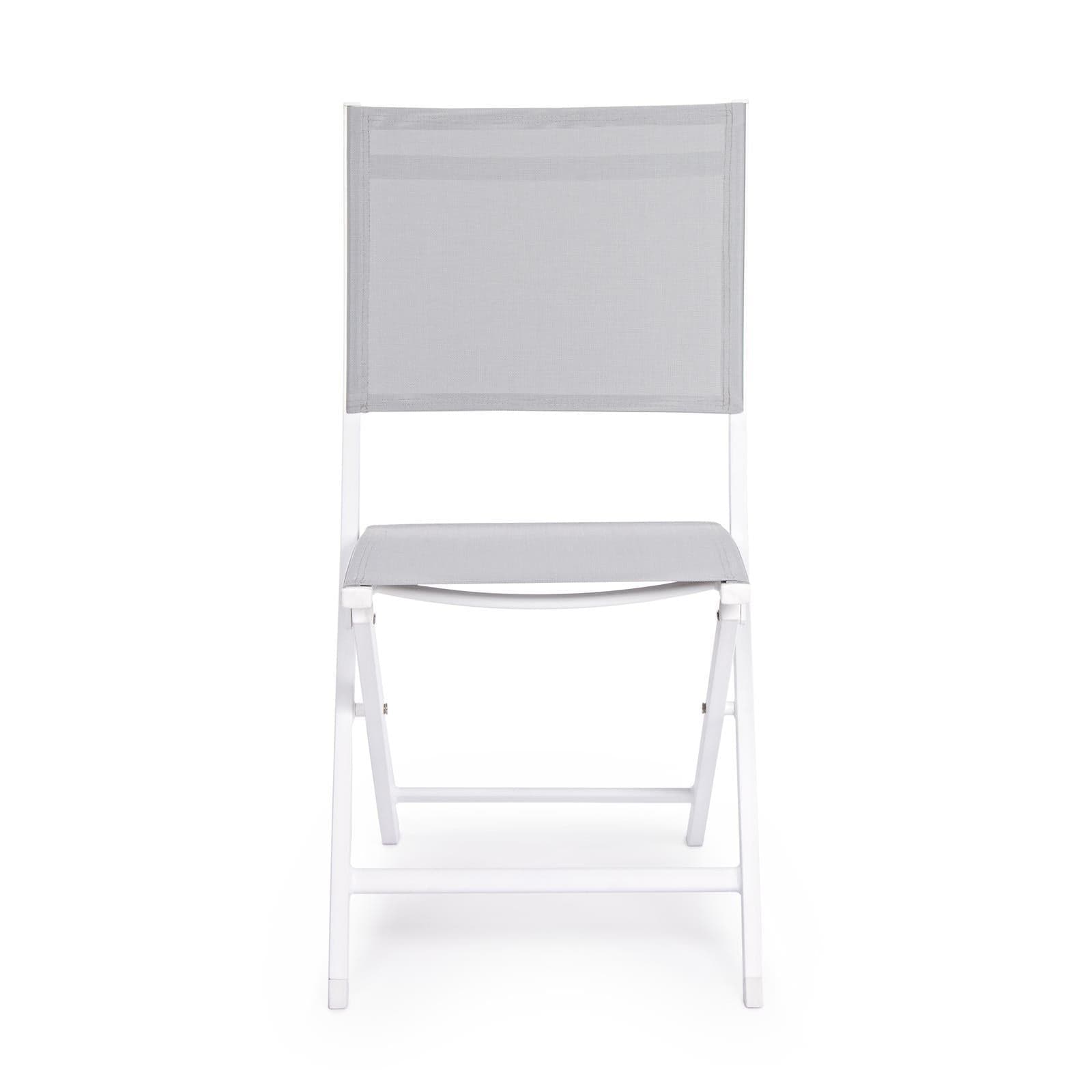 Sedie pieghevoli "Elin" in alluminio arredamento da esterno per giardino e veranda in Sedie per tavolo da giardino Decor Space - Altamura, commercioVirtuoso.it