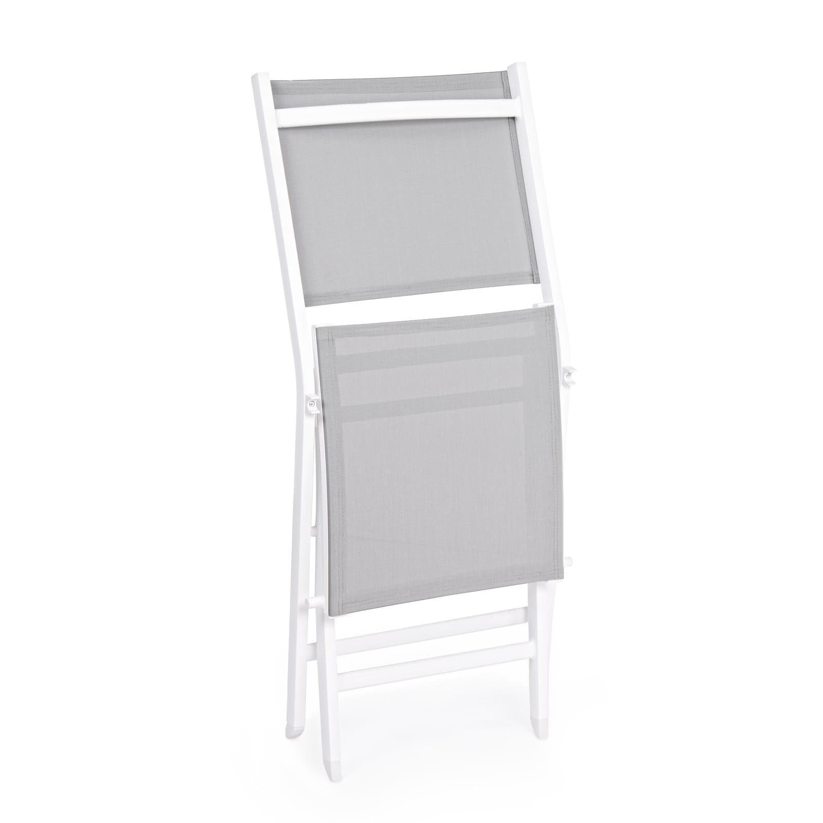 Sedie pieghevoli "Elin" in alluminio arredamento da esterno per giardino e veranda in Sedie per tavolo da giardino Decor Space - Altamura, commercioVirtuoso.it