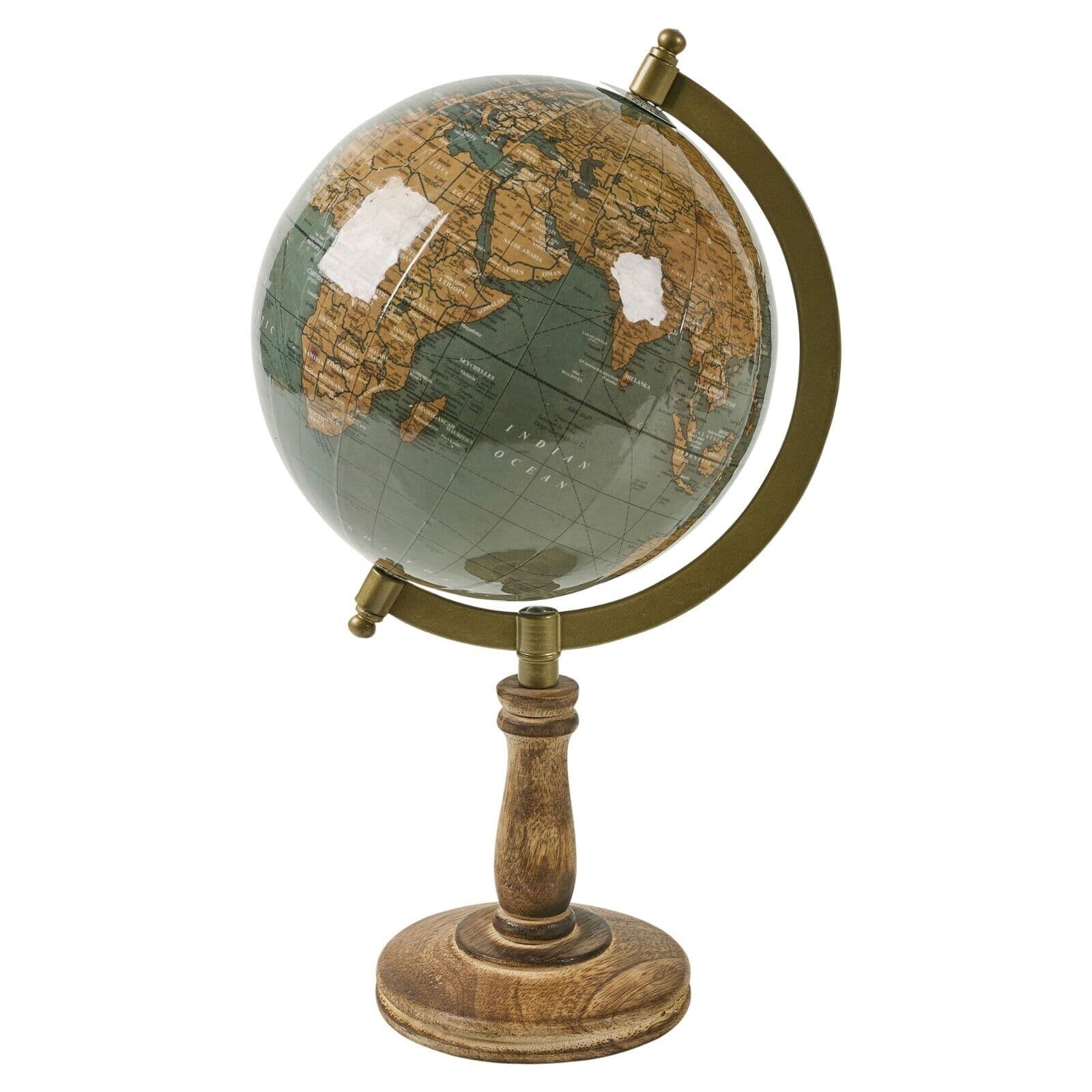 Mappamondo con base in legno classico per arredamento ufficio in Mappamondi Decor Space - Altamura, commercioVirtuoso.it
