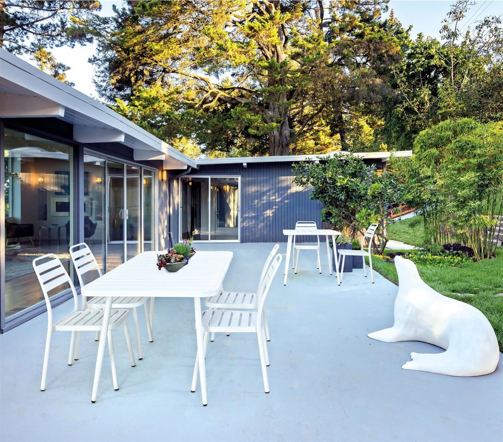 TAVOLO TAVOLI PER ESTERNO DA GIARDINO DA BAR LENNIE IN ALLUMINIO BIANCO 82X82 BIZZOTTO