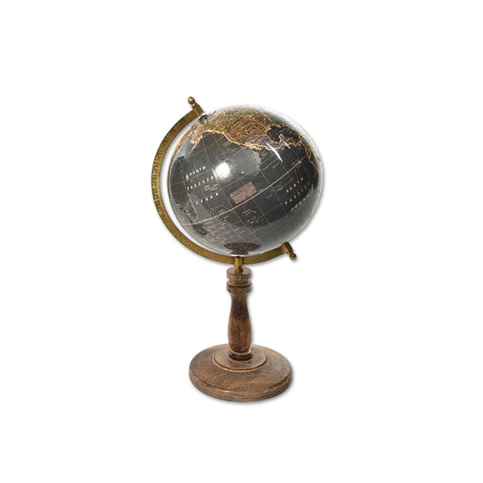 Mappamondo con base in legno per arredamento ufficio in Mappamondi Decor Space - Altamura, commercioVirtuoso.it
