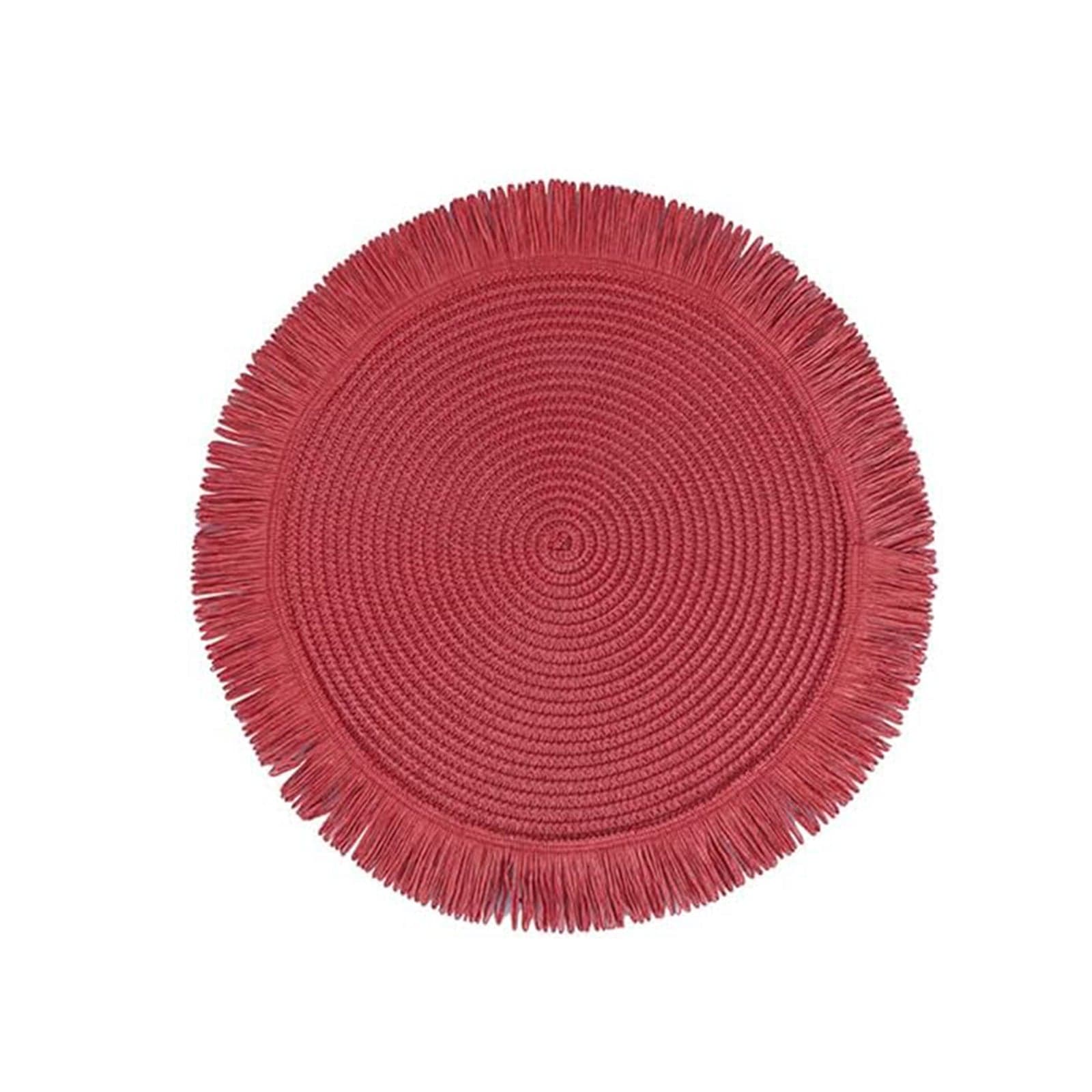 Tovaglietta rotonda in carta intrecciata da tavolo Ø 38 cm in Tovaglie Decor Space - Altamura, commercioVirtuoso.it