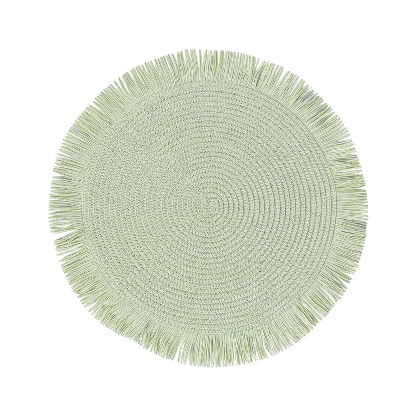 Tovaglietta rotonda in carta intrecciata da tavolo Ø 38 cm in Tovaglie Decor Space - Altamura, commercioVirtuoso.it