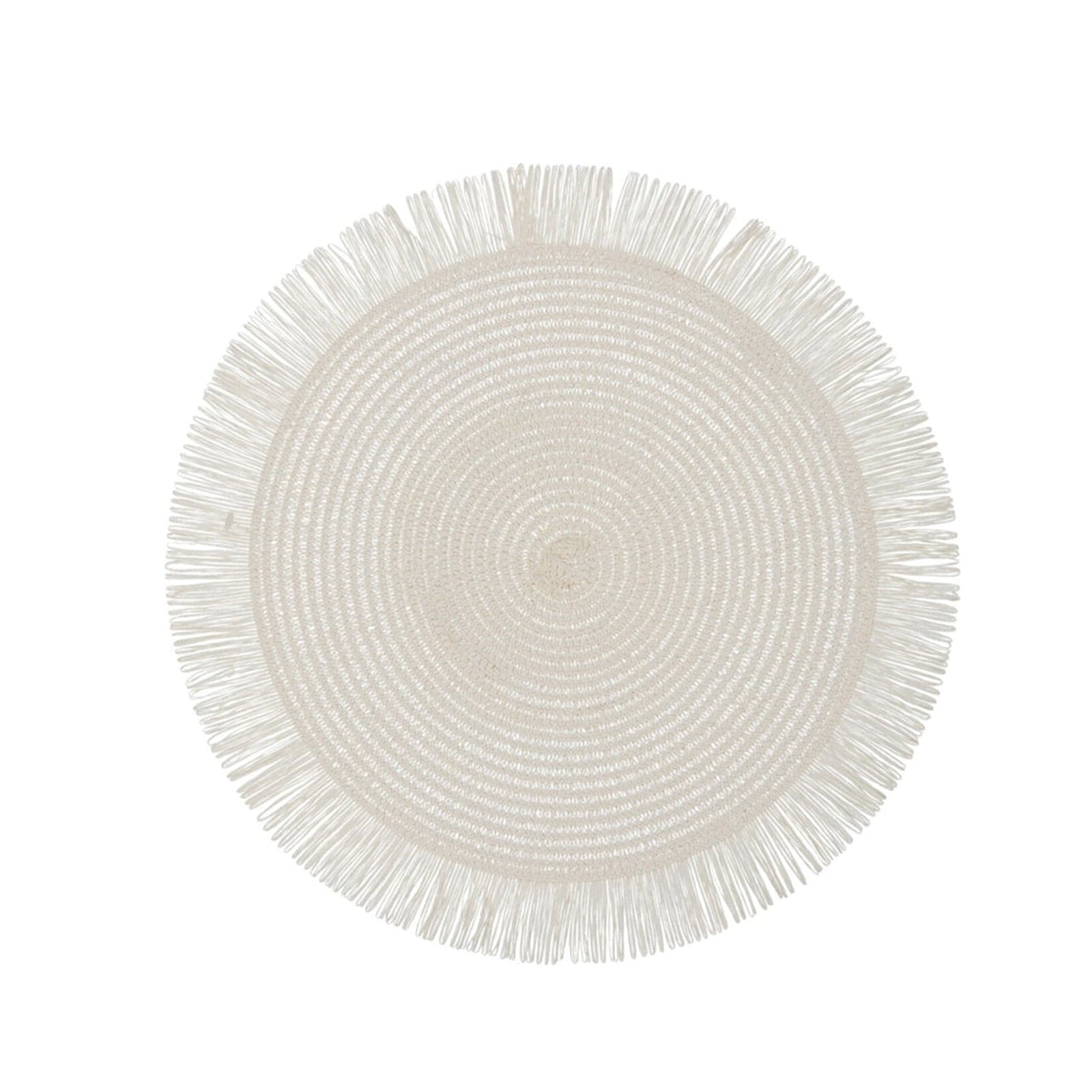 Tovaglietta rotonda in carta intrecciata da tavolo Ø 38 cm in Tovaglie Decor Space - Altamura, commercioVirtuoso.it