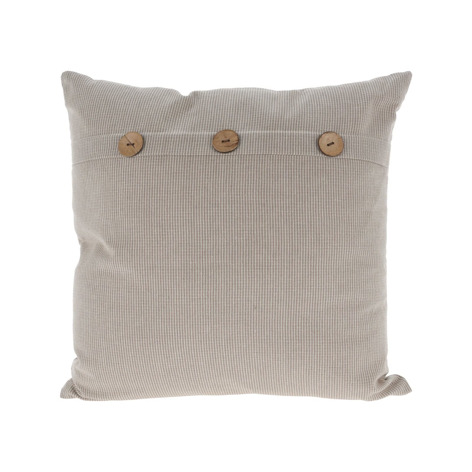 Cuscino "Button" con bottoni decorativi 45 x 45 cm in Copricuscini e federe Decor Space - Altamura, commercioVirtuoso.it